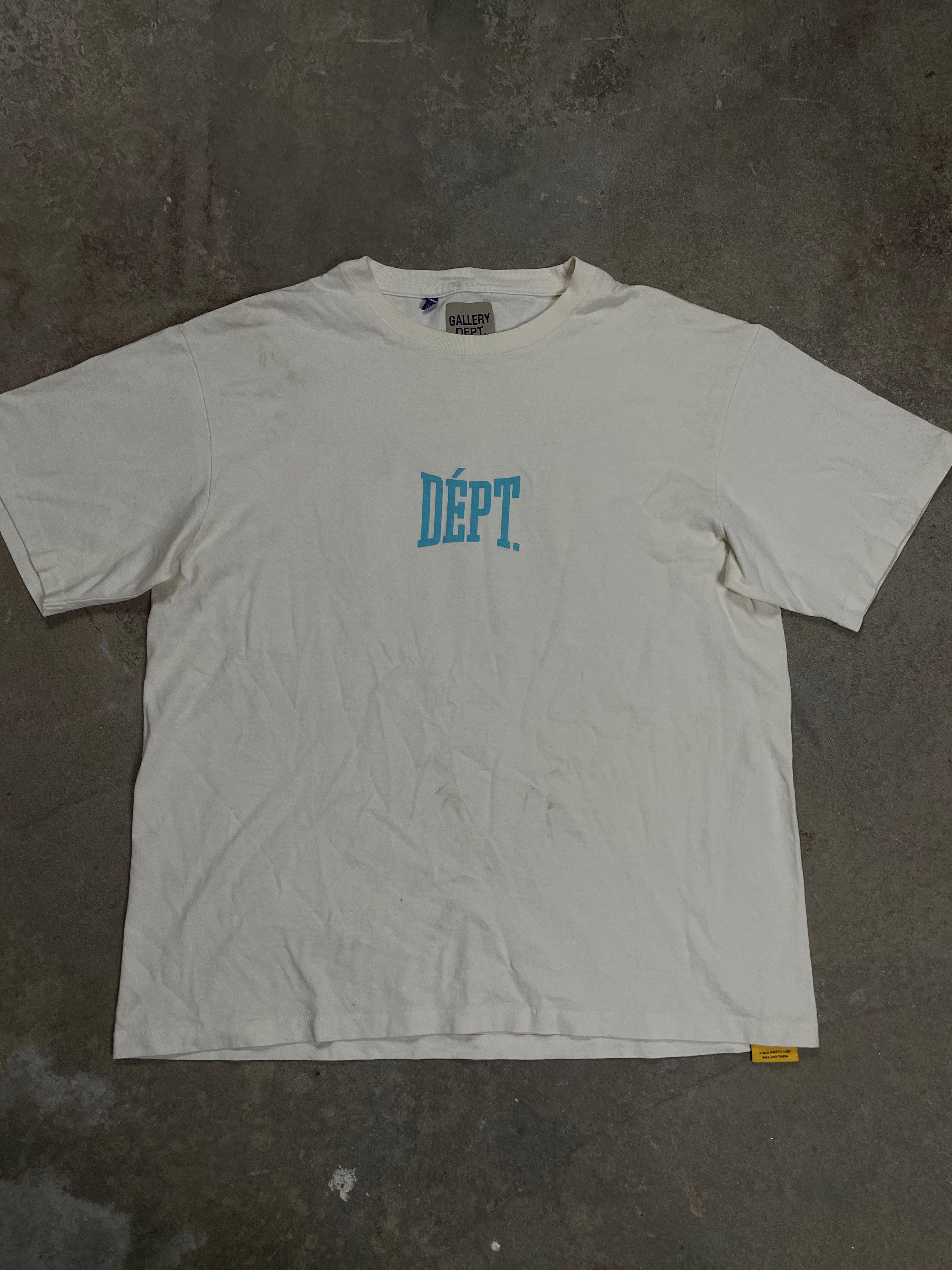 Gallery Dept Tee Cream Baby Blue New Medium