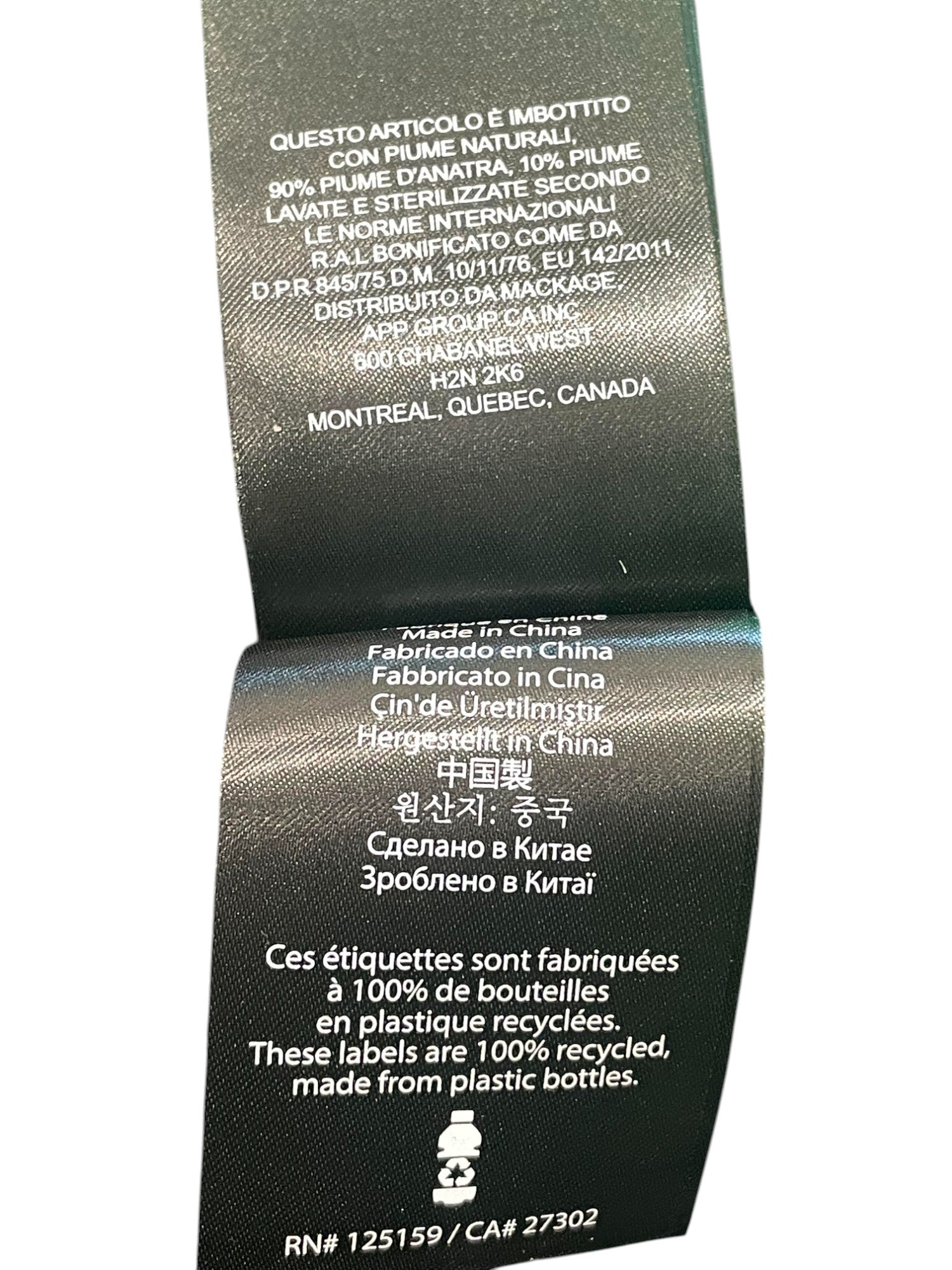 Mackage Black Light Puffer Coat Kids