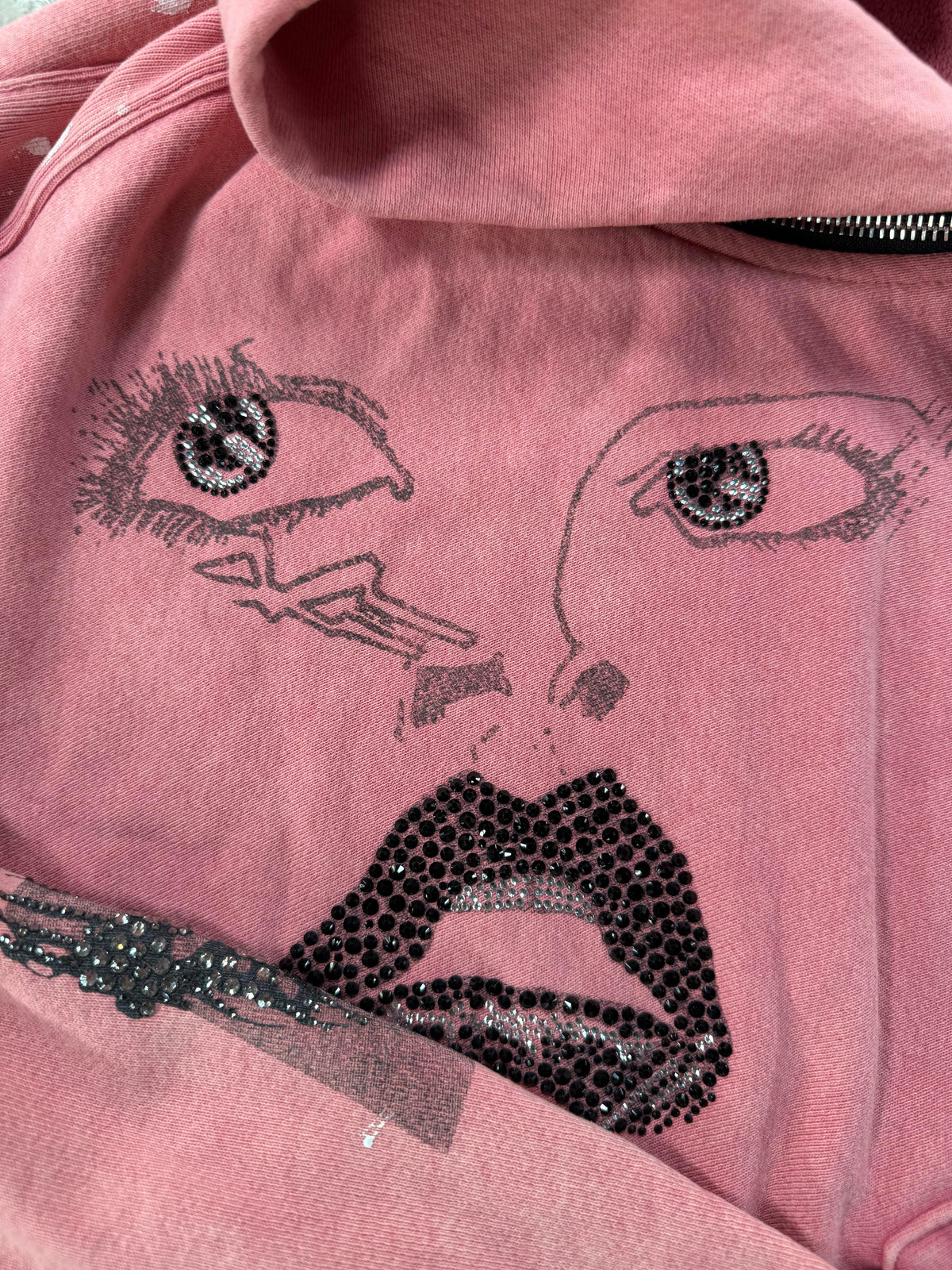 Rivington 123 x Manahatta Rhinestone Zip Up