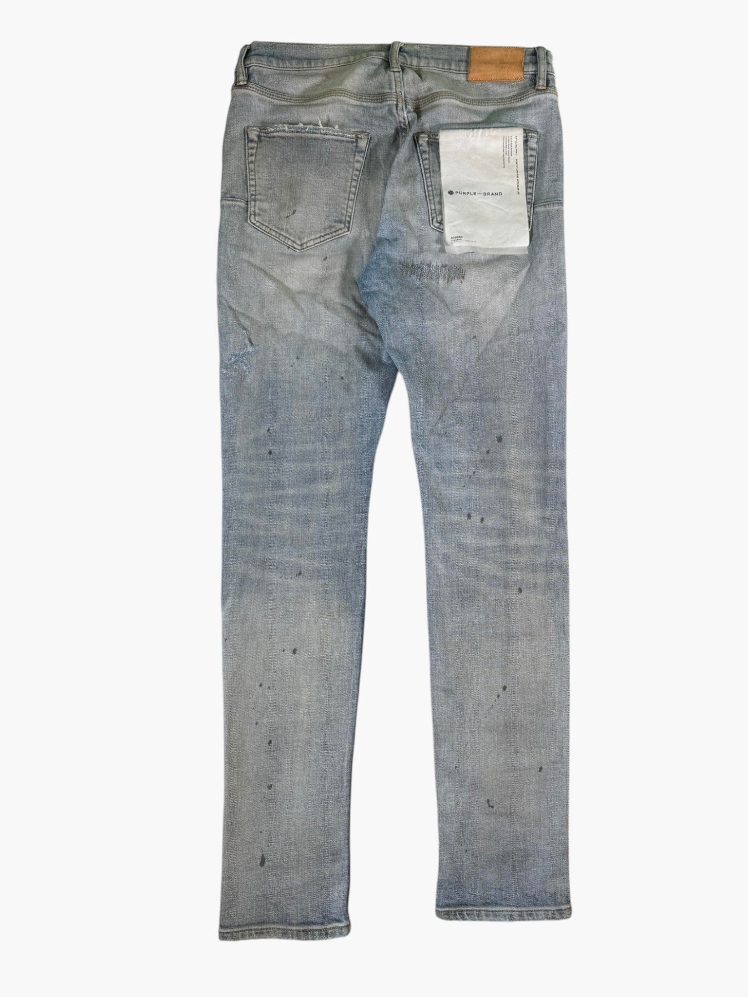 Purple Brand Distressed Light Wash Jeans