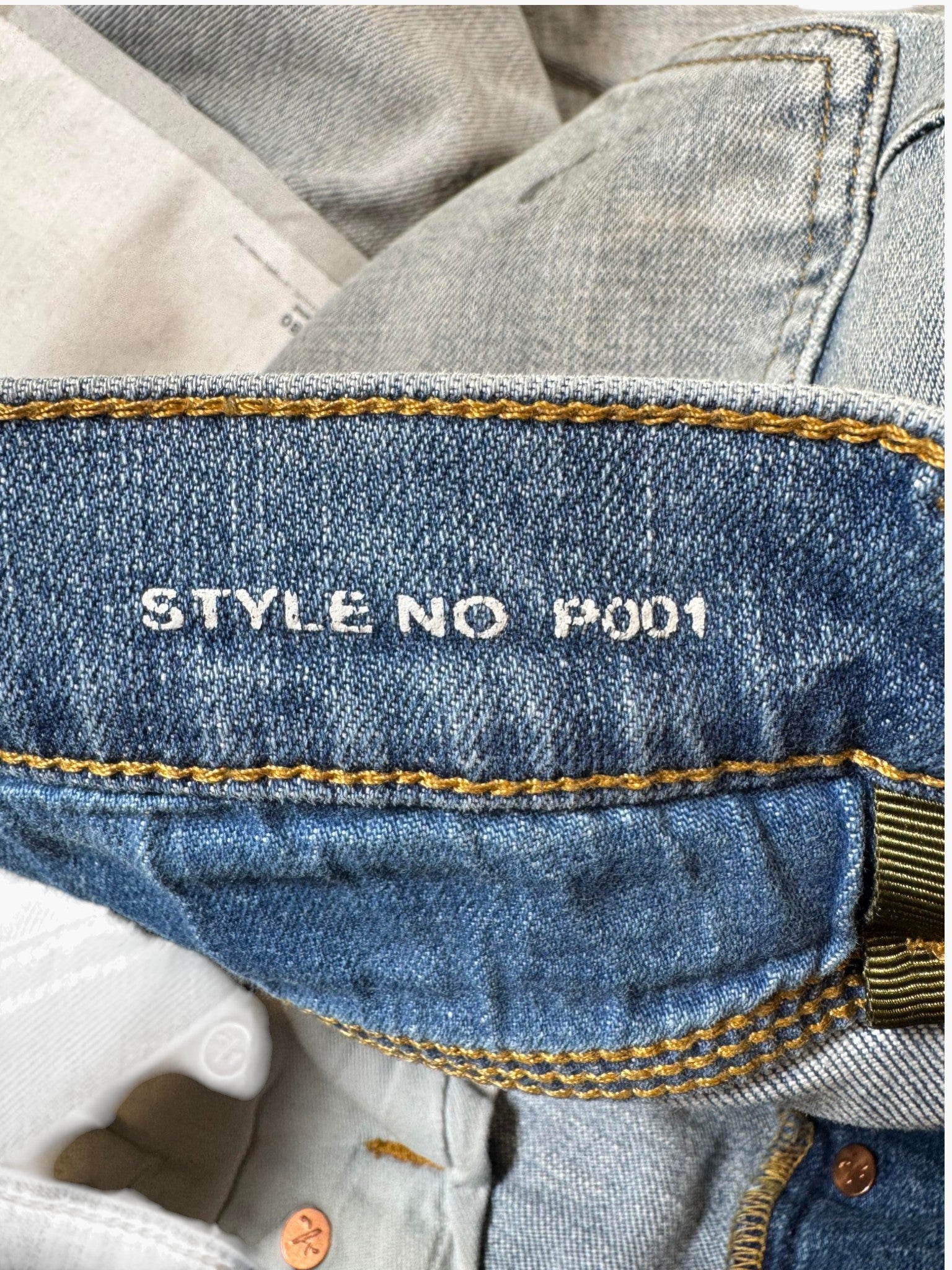 Purple Brand Distressed Light Wash Jeans
