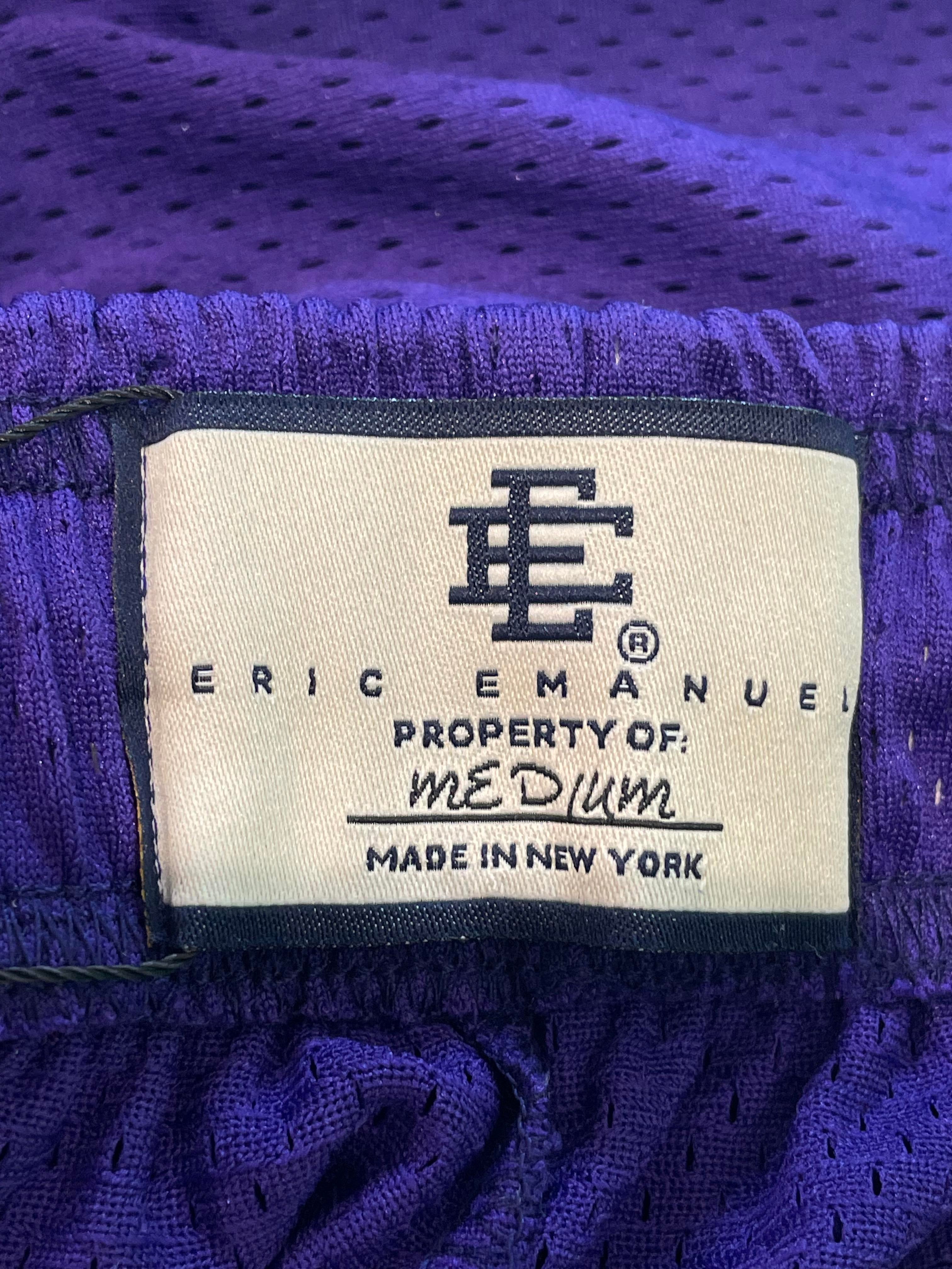 EE Purple & White Shorts