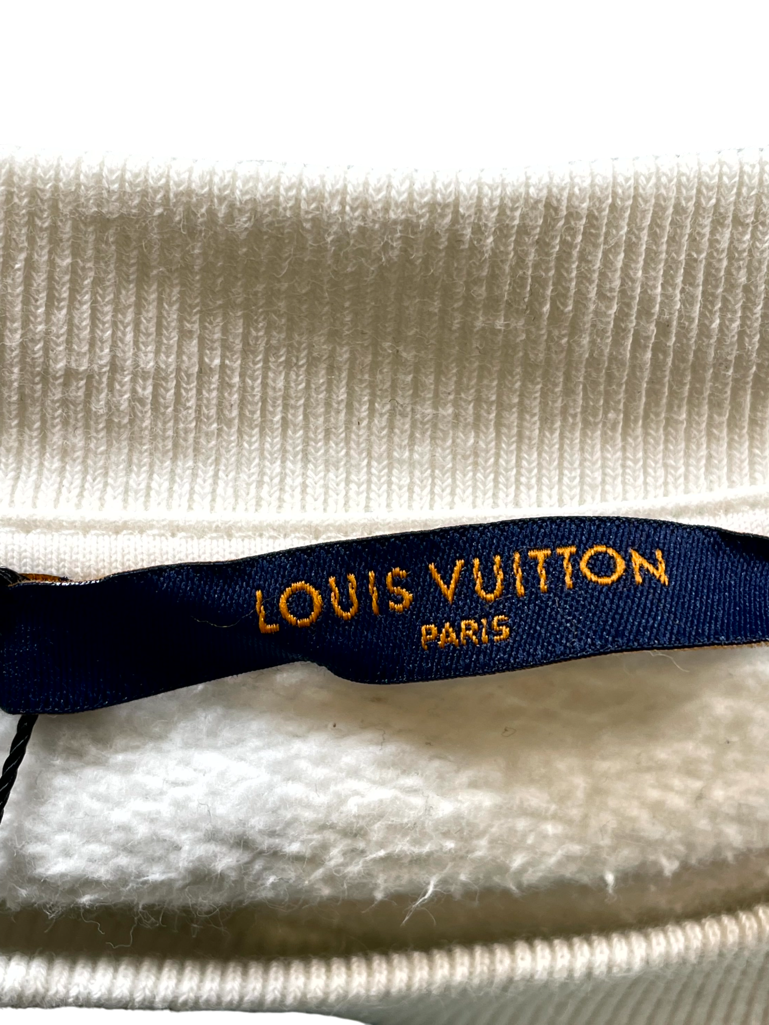 Louis Vuitton Damier Marque Crewneck White & Teal Sweatshirt
