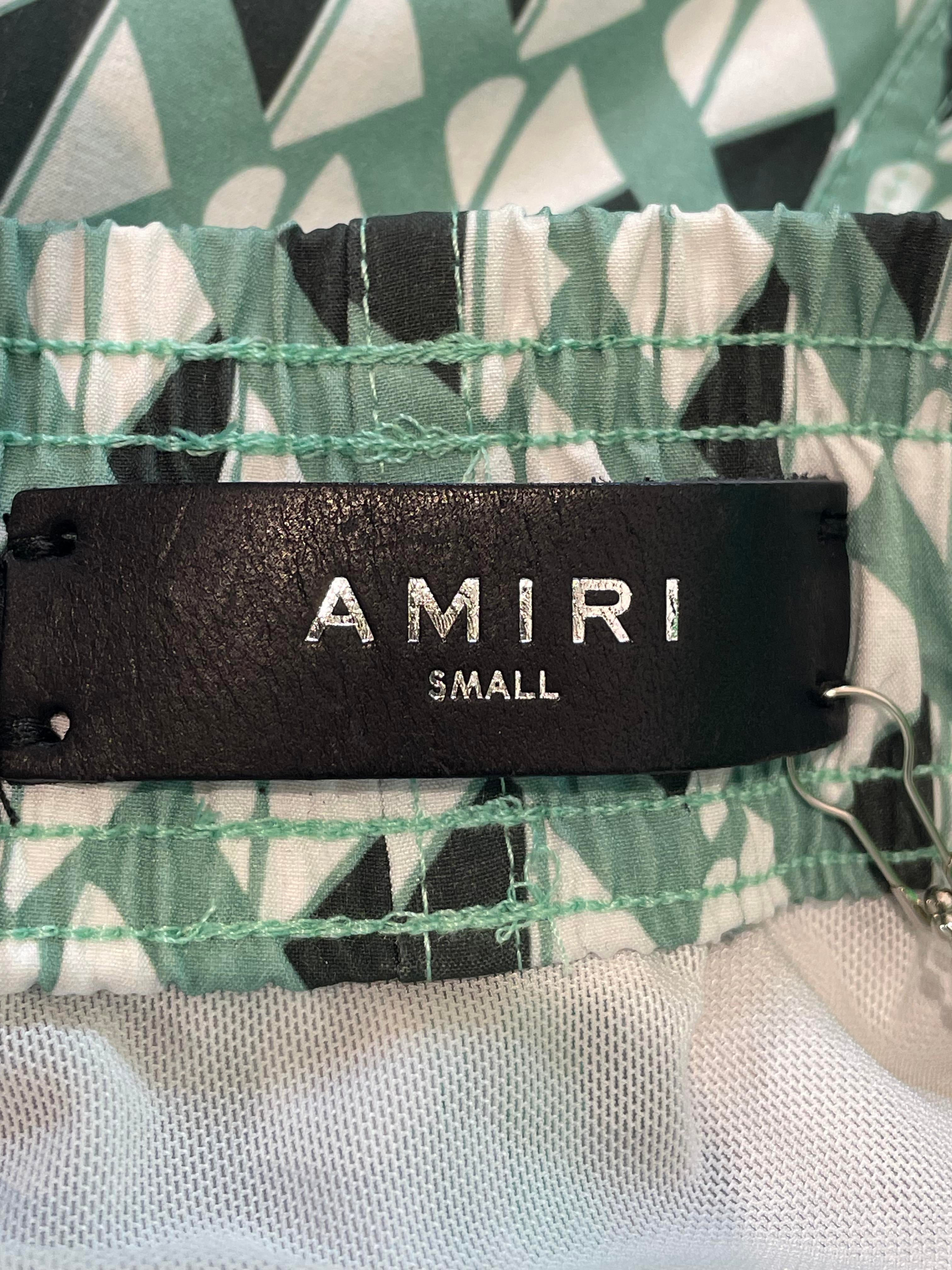 Amiri 'AAA' Mint Trunks