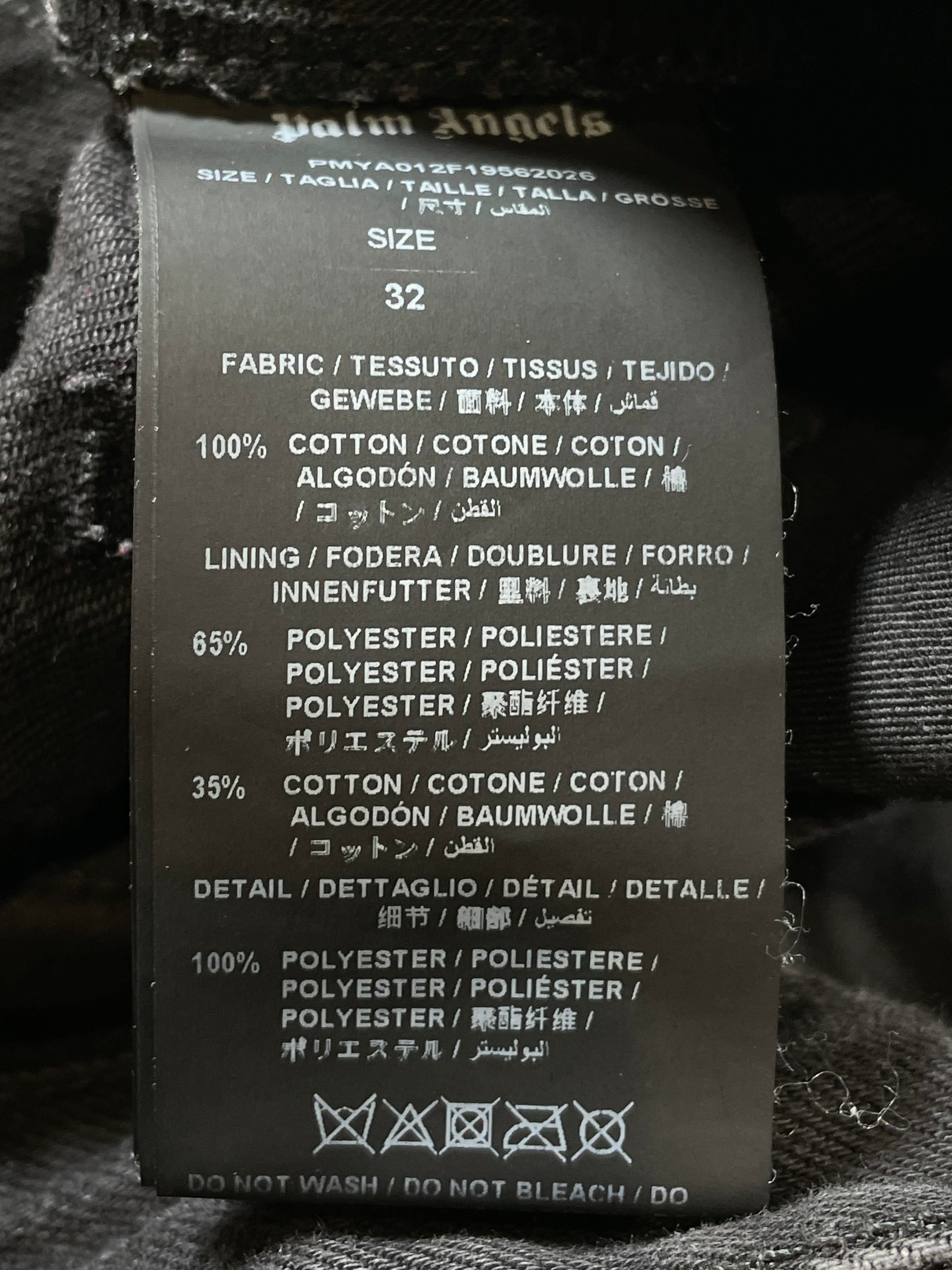 Palm Angels 'BBC Ice Cream' Black Jeans