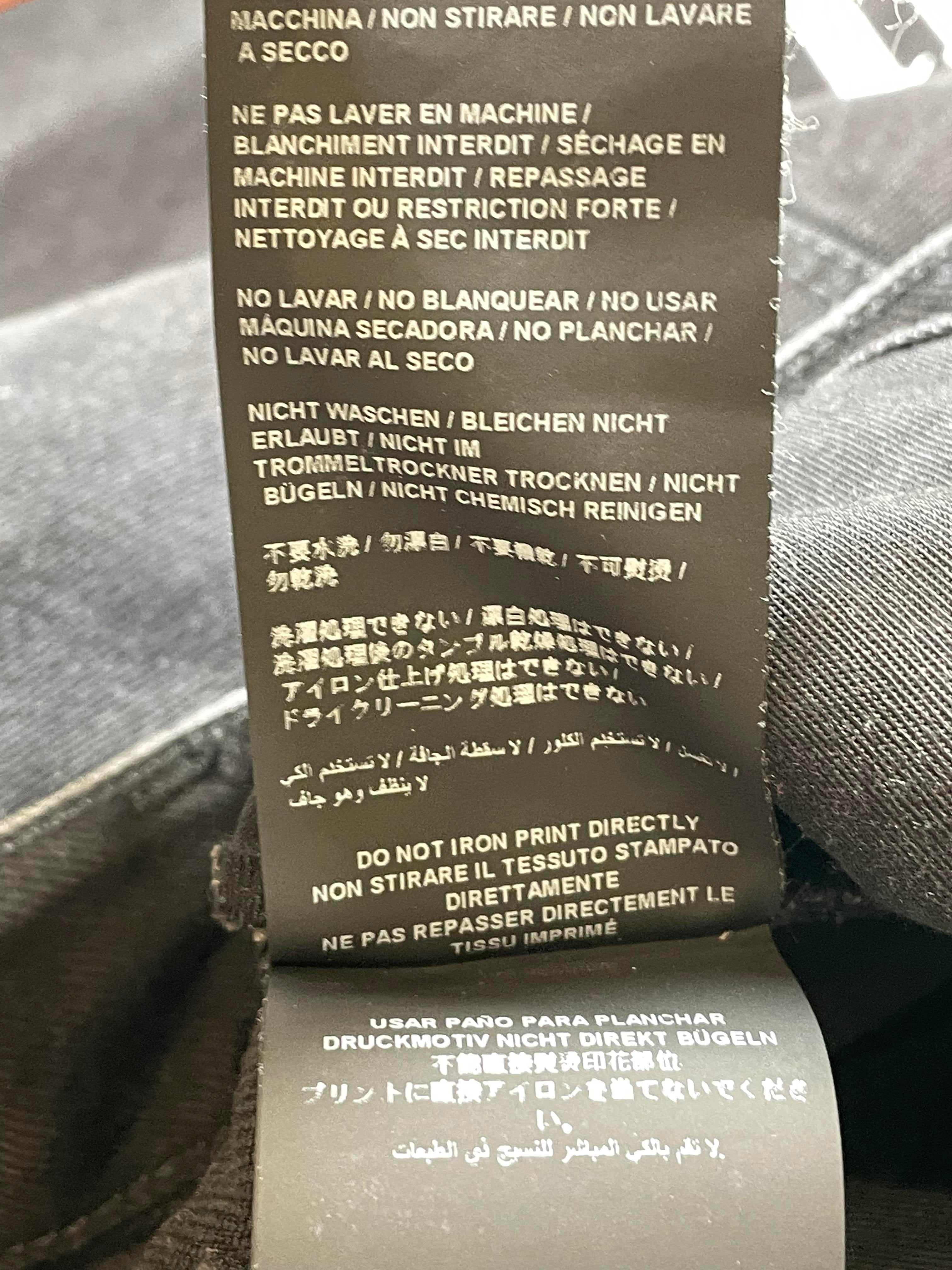 Palm Angels 'BBC Ice Cream' Black Jeans