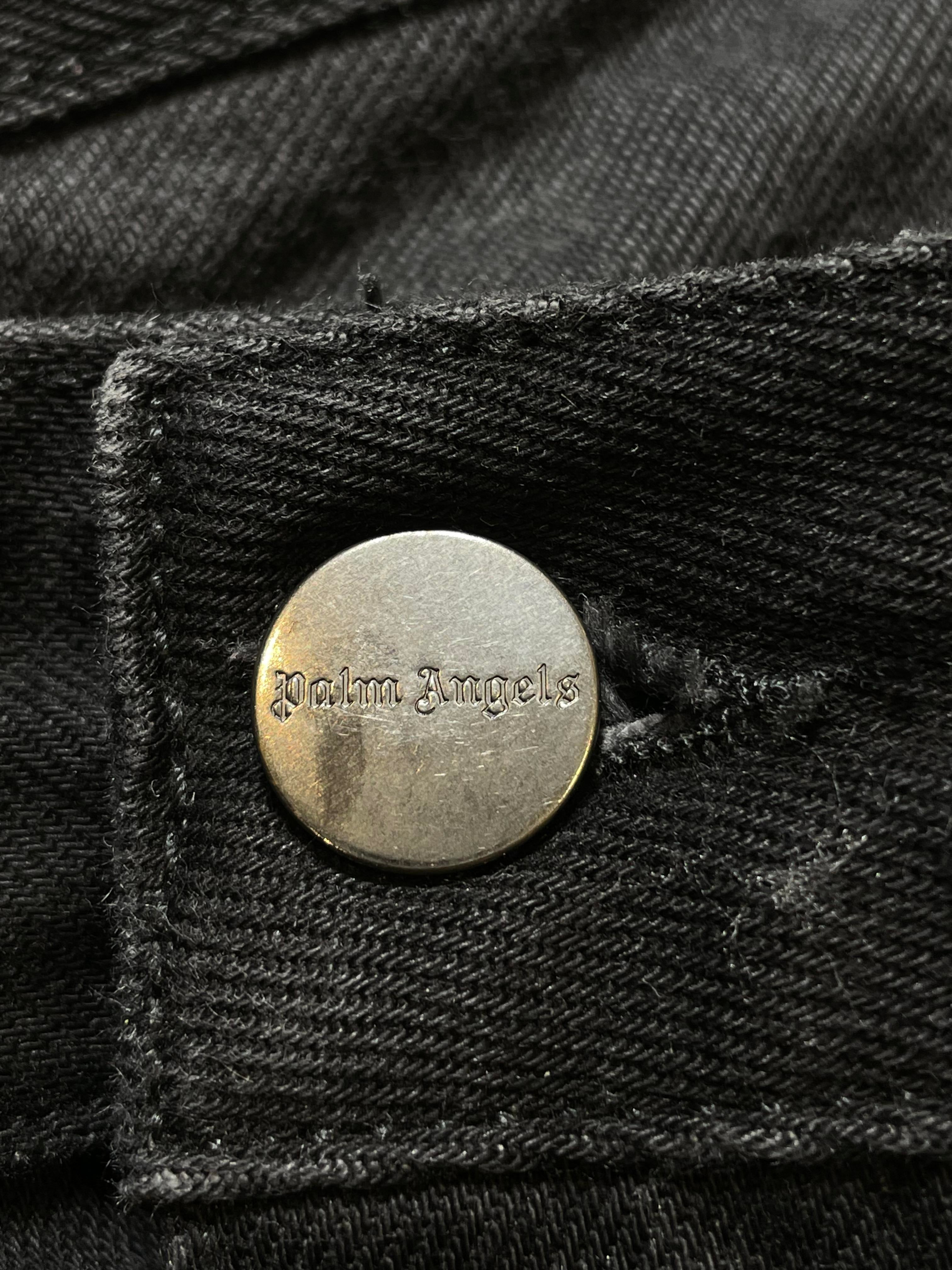 Palm Angels 'BBC Ice Cream' Black Jeans