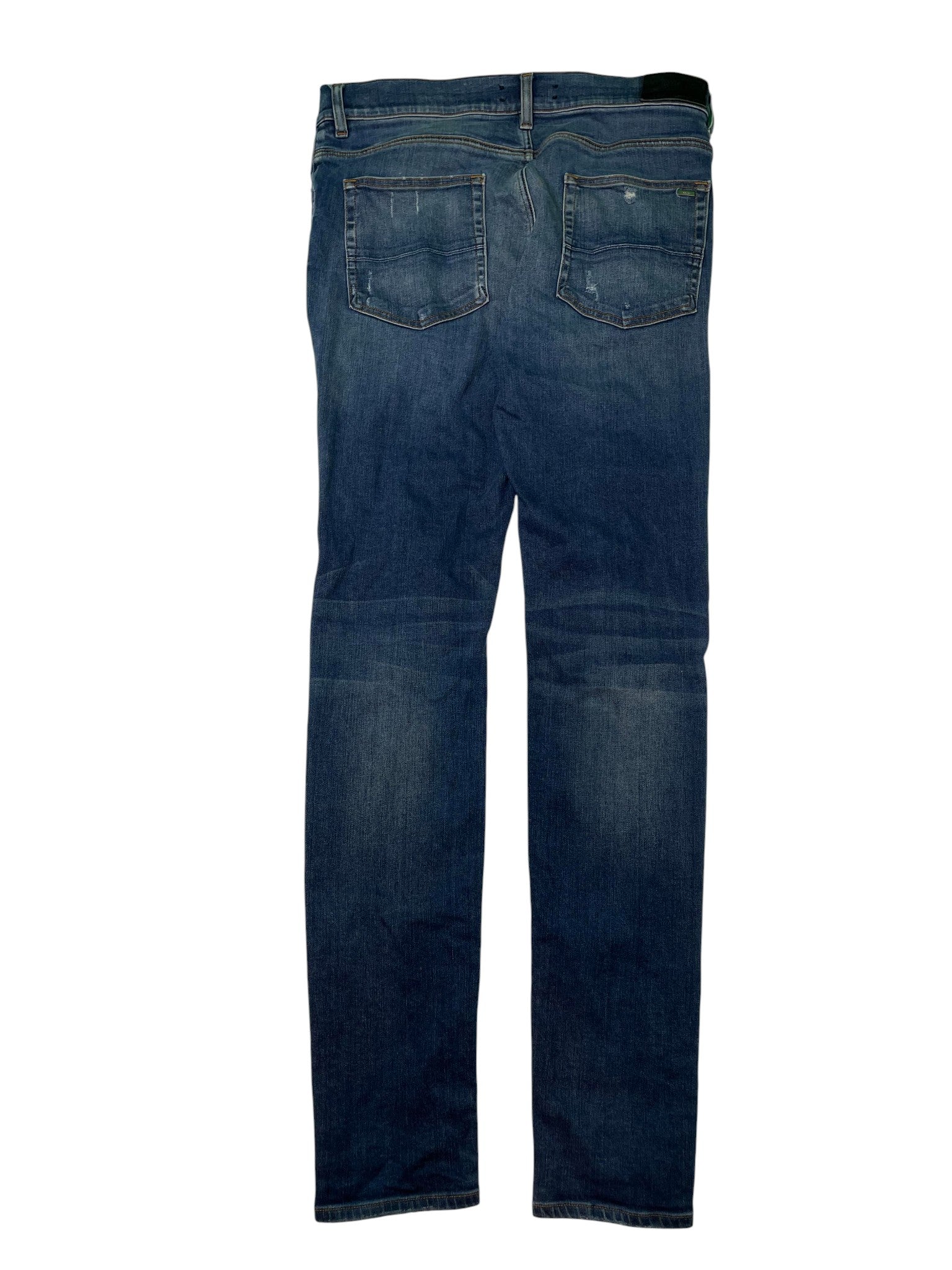 Amiri 'Patch MX1' Dark Wash & Black Jeans