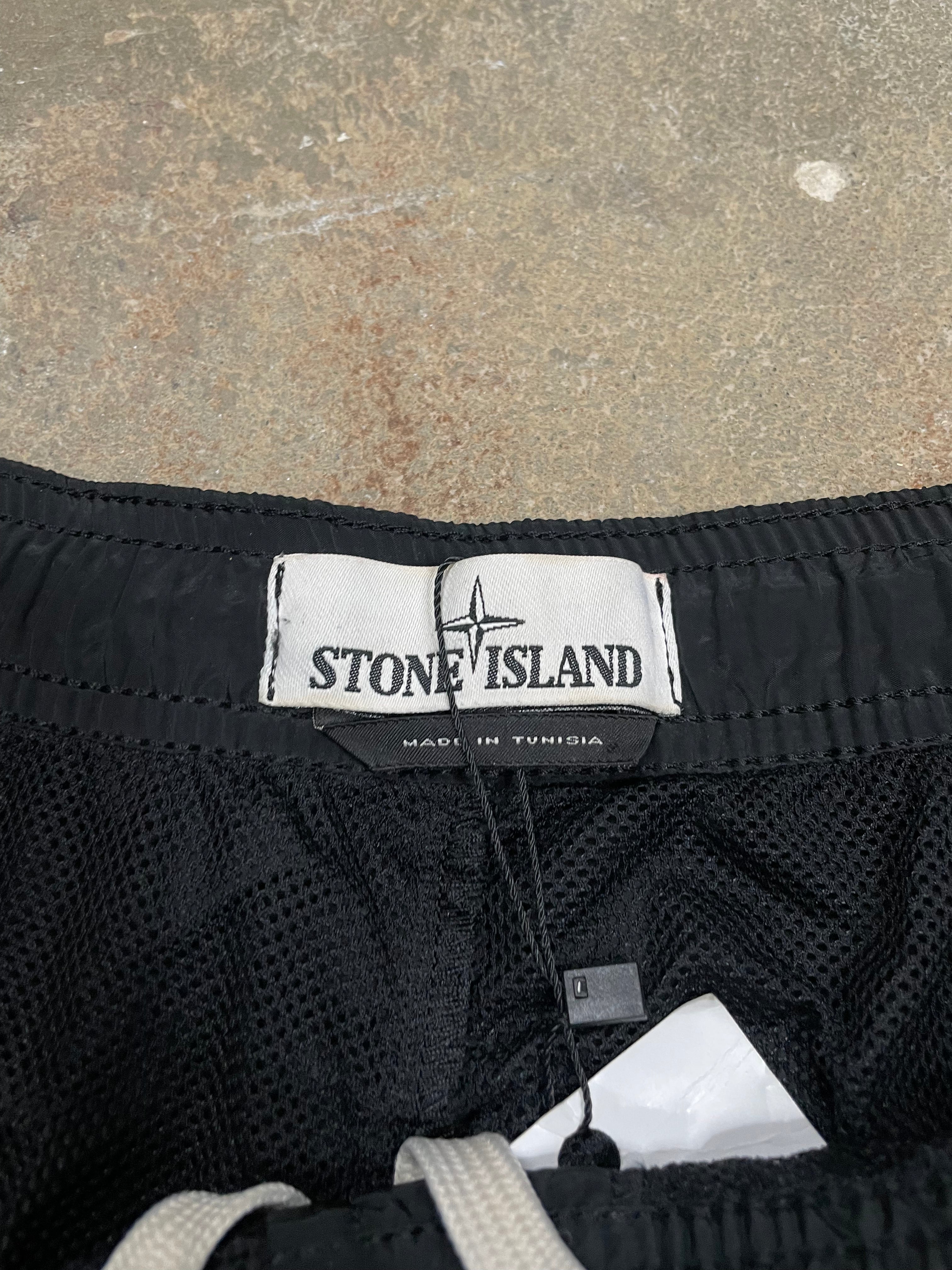 Stone Island Swim Trunks Black XXL Used