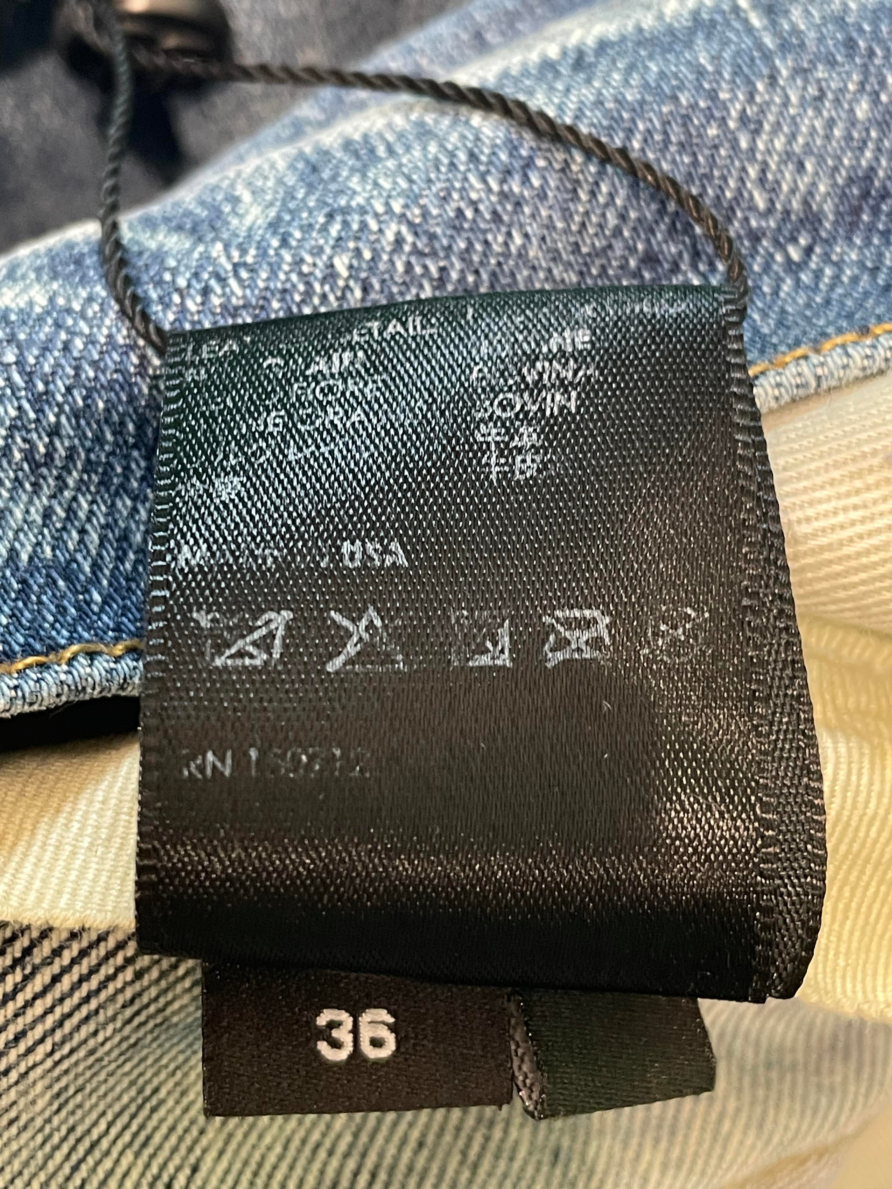 Amiri 'Patch MX1' Dark Wash & Black Jeans