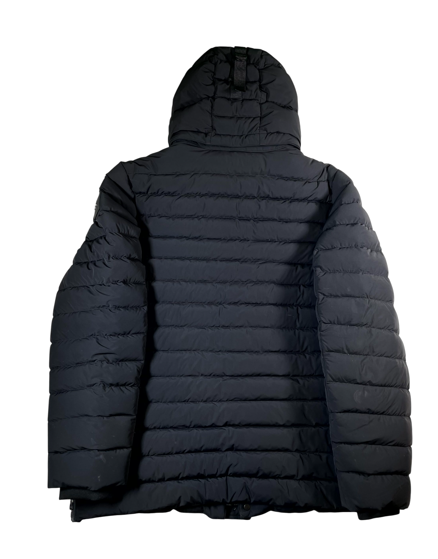 Moose Knuckles Thin Puffer Black Jacket