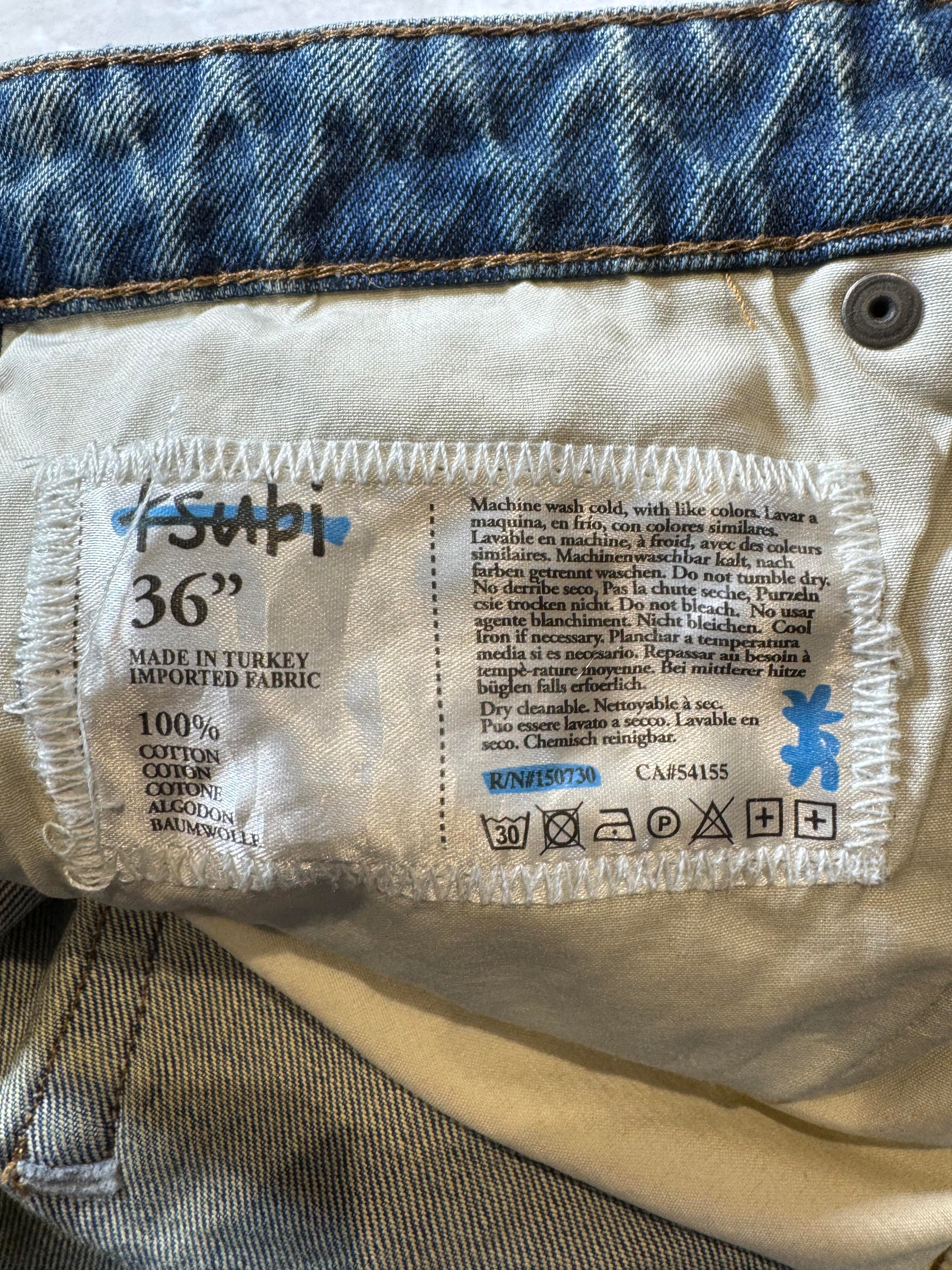 Ksubi Vintage Wash Straight Leg Jeans