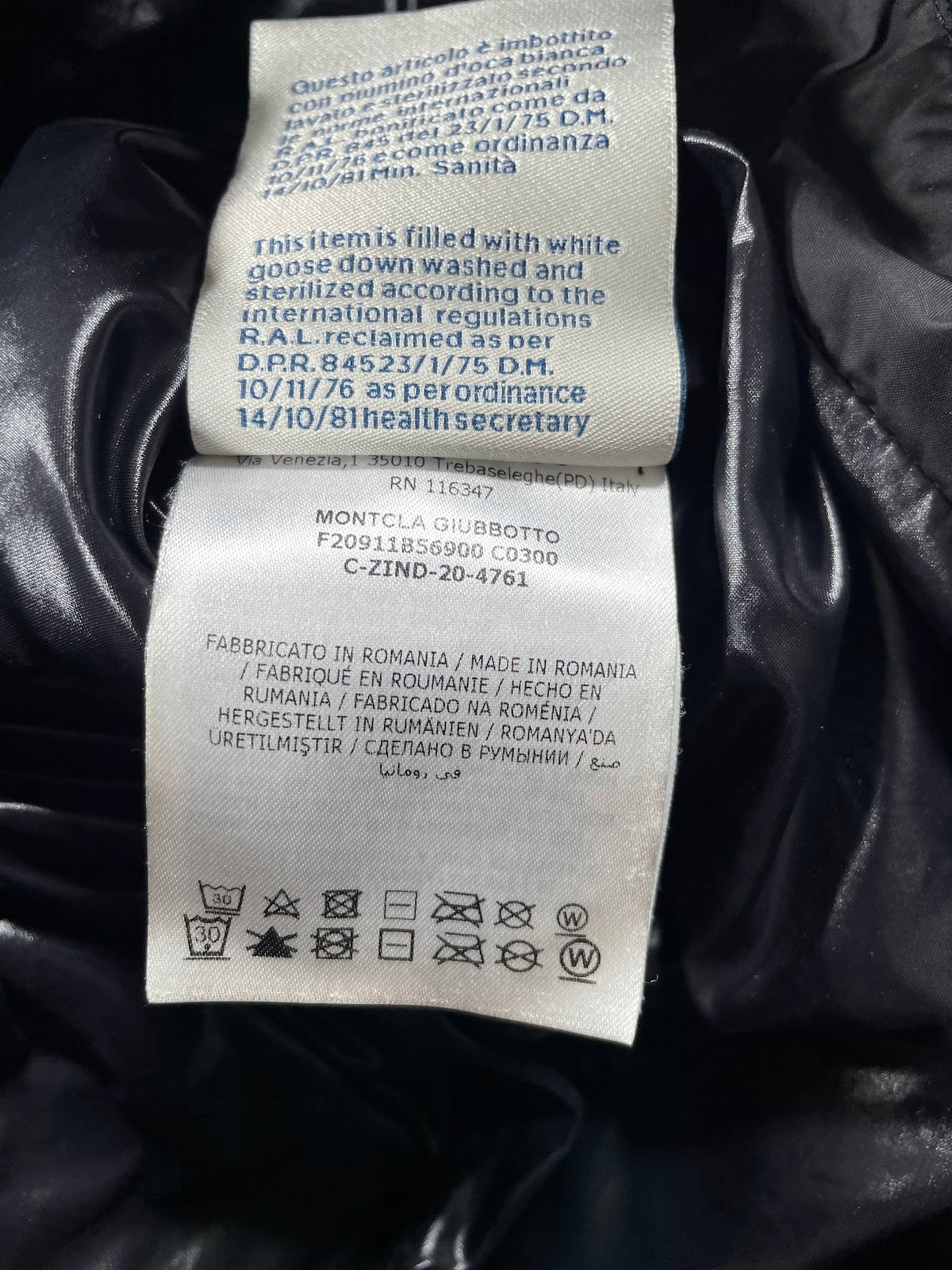 Moncler Black Montcla Jacket