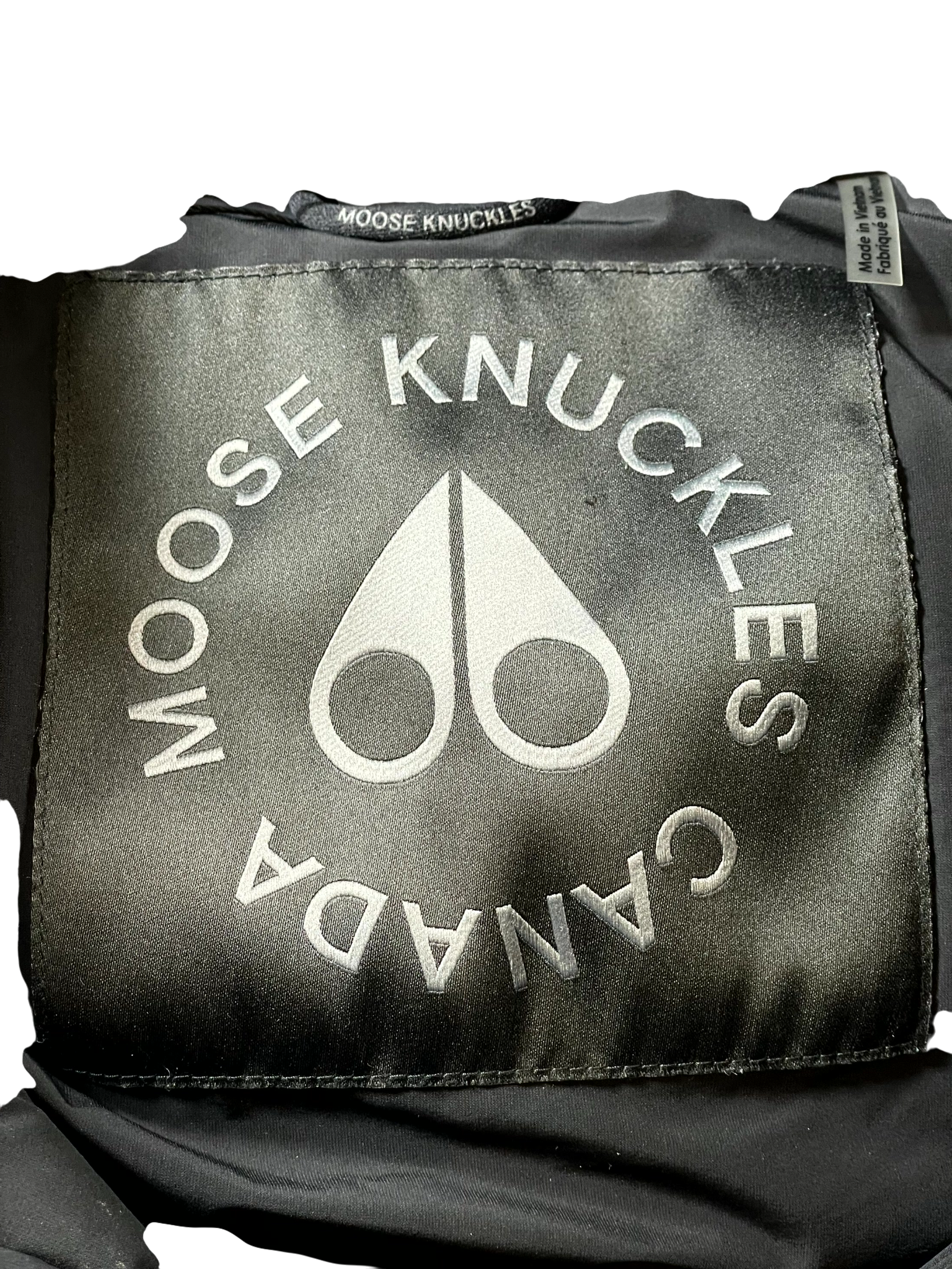 Moose Knuckles Thin Puffer Black Jacket