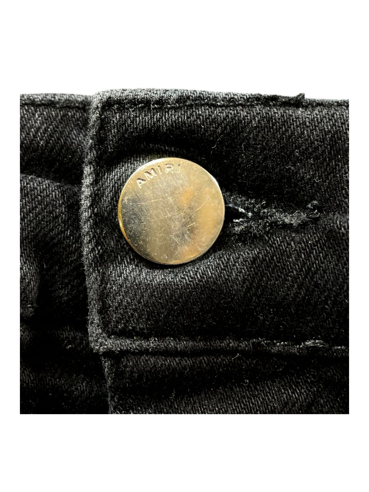 Amiri Crystal Patch MX2 (Custom) Black Jeans
