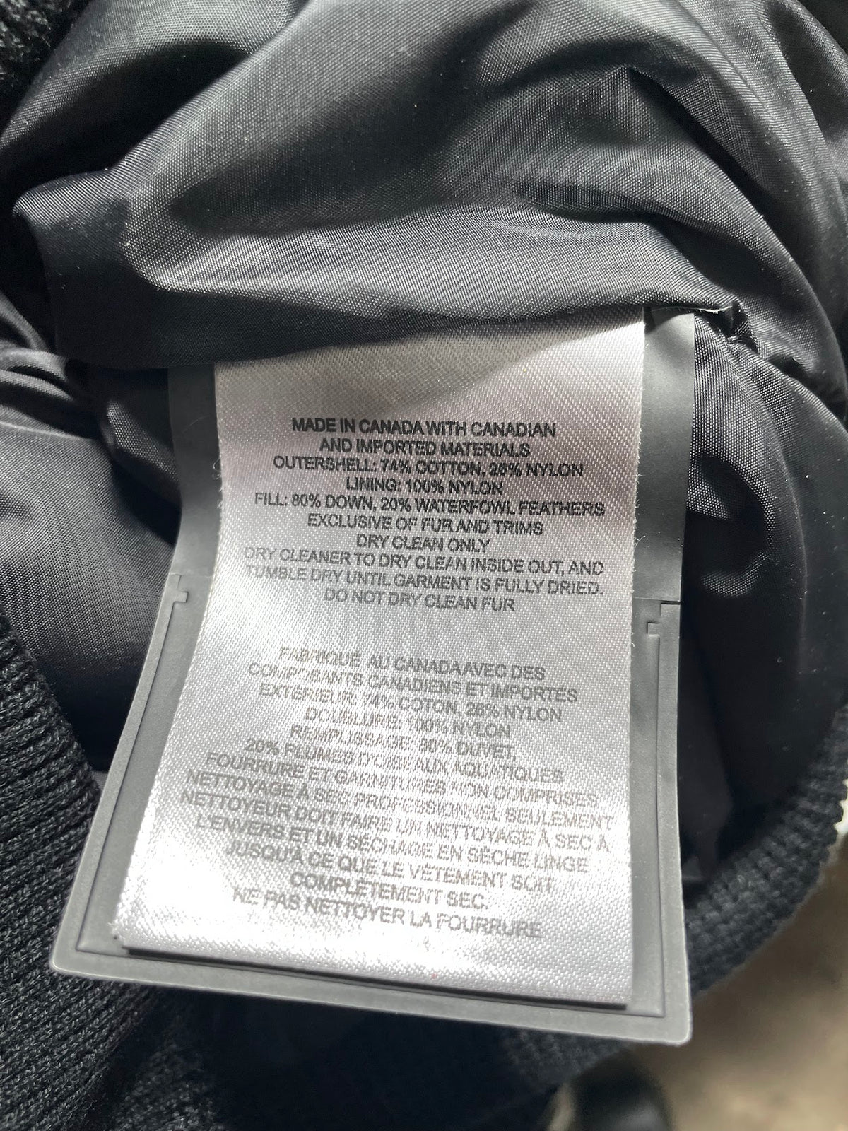 Moose Knuckles Black Fur Bomber Jacket