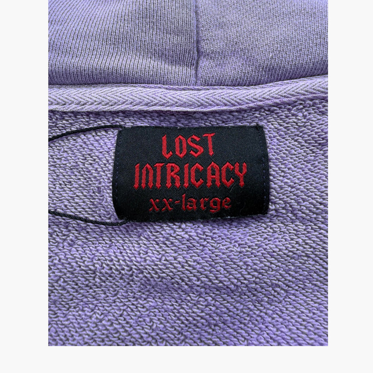 Lost Intricacy Half Man Half Amazing Rhinestone Purple Hoodie