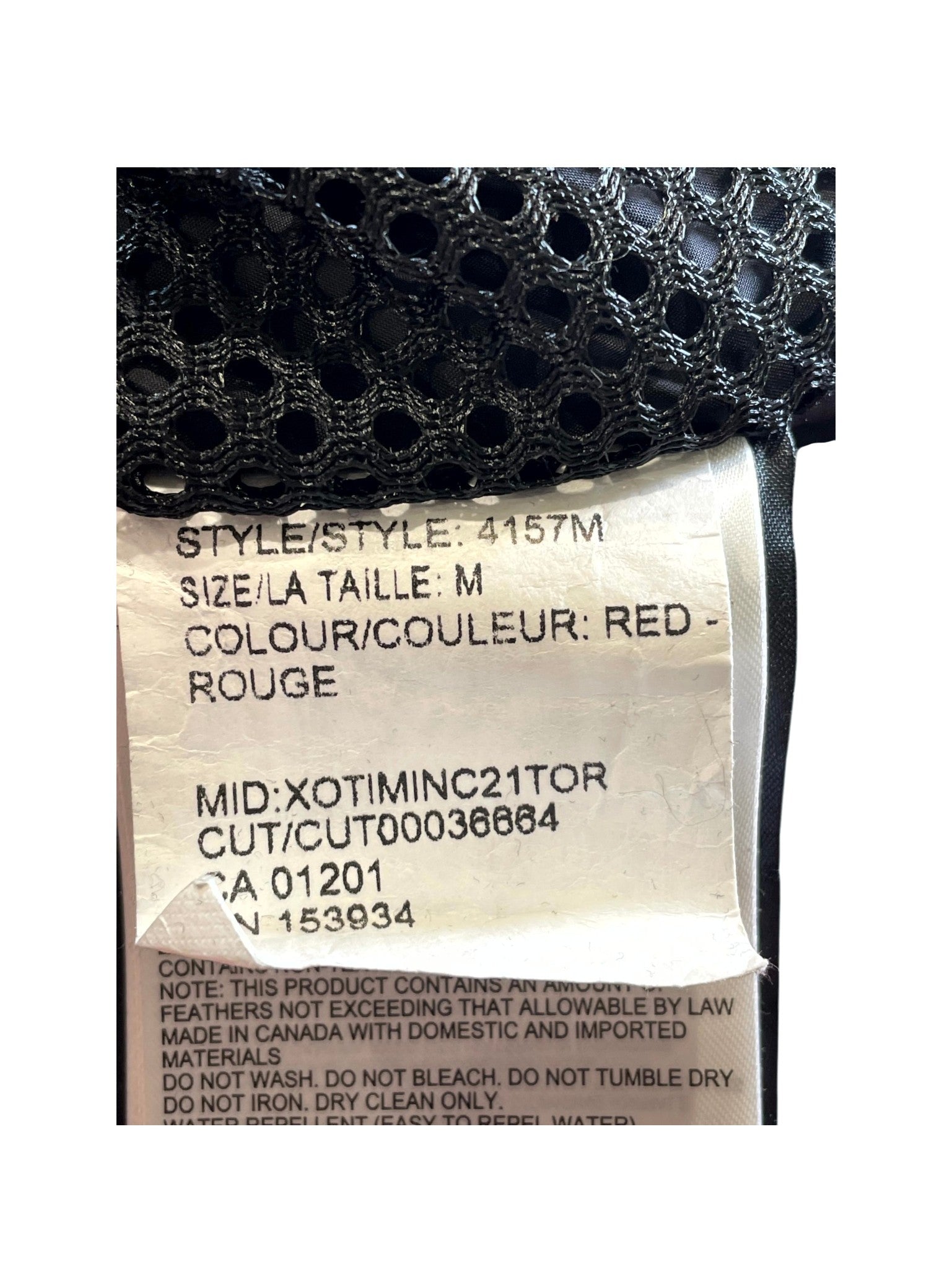 Canada Goose Duncan Red & Black Puffer Vest