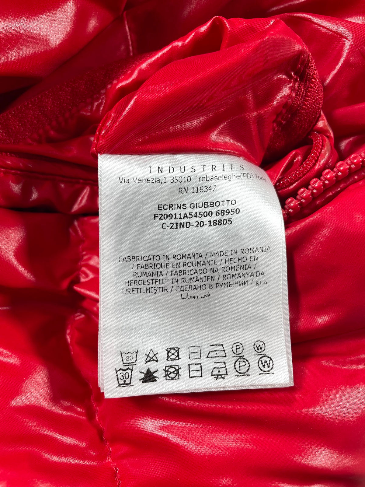 Moncler Maya Red Puffer Jacket