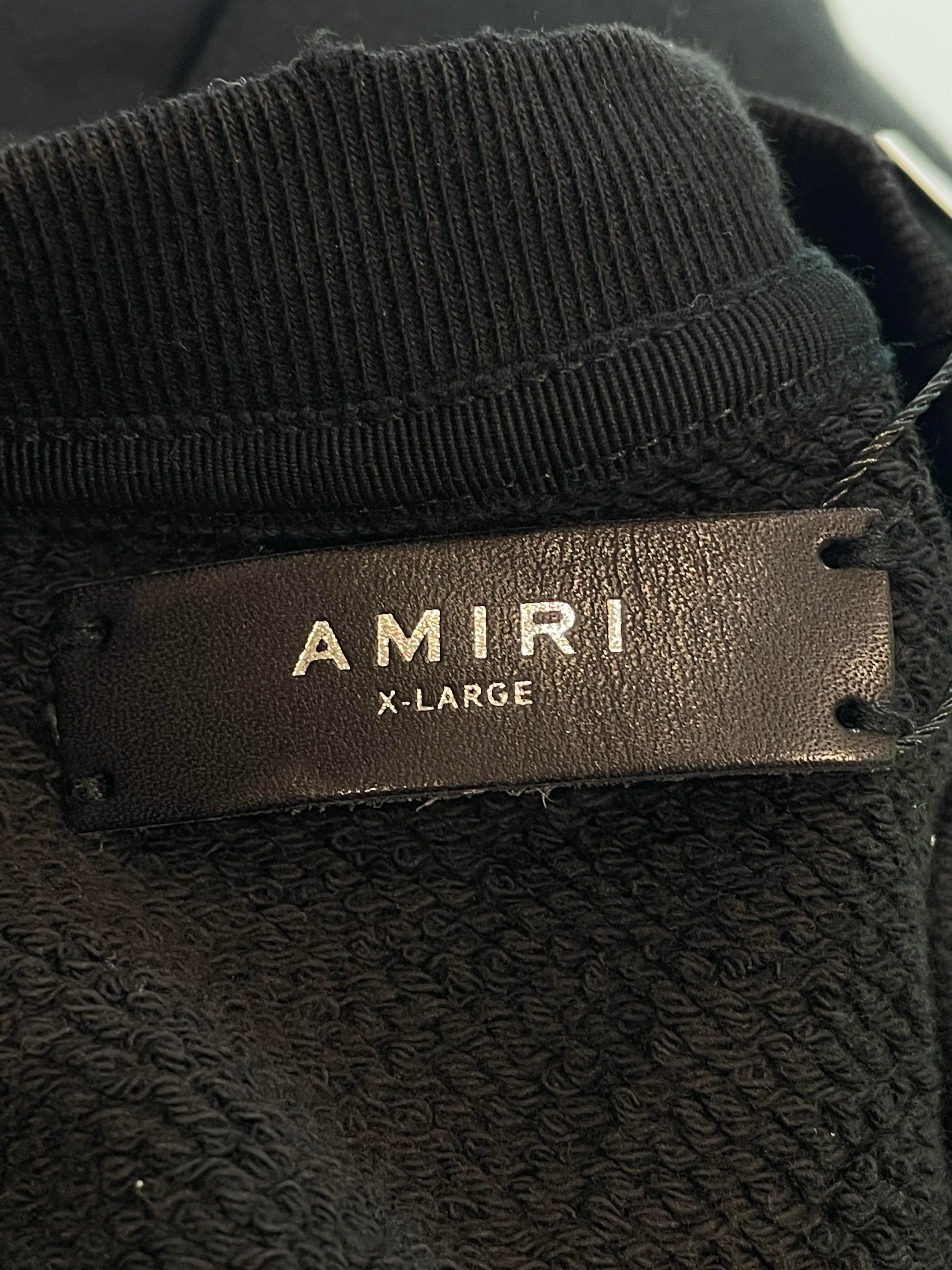 Amiri 'Pitbull' Black Crewneck