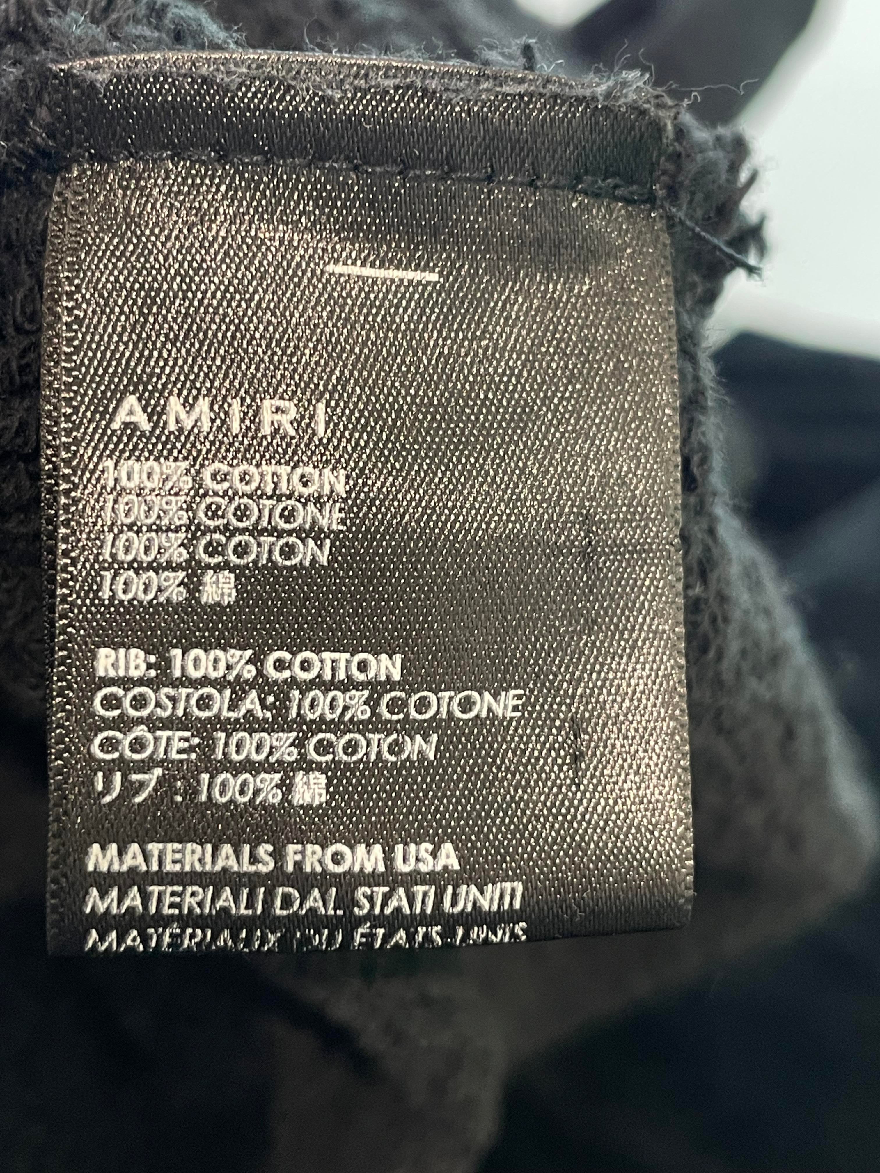 Amiri 'Pitbull' Black Crewneck