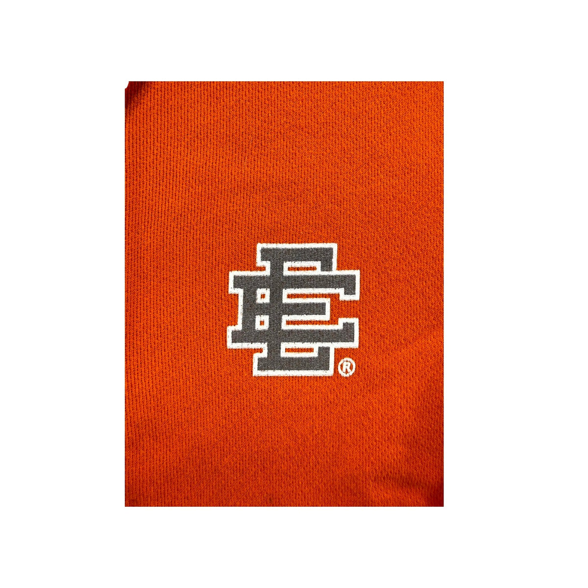 Eric Emanuel Zip Up Orange & Grey Hoodie