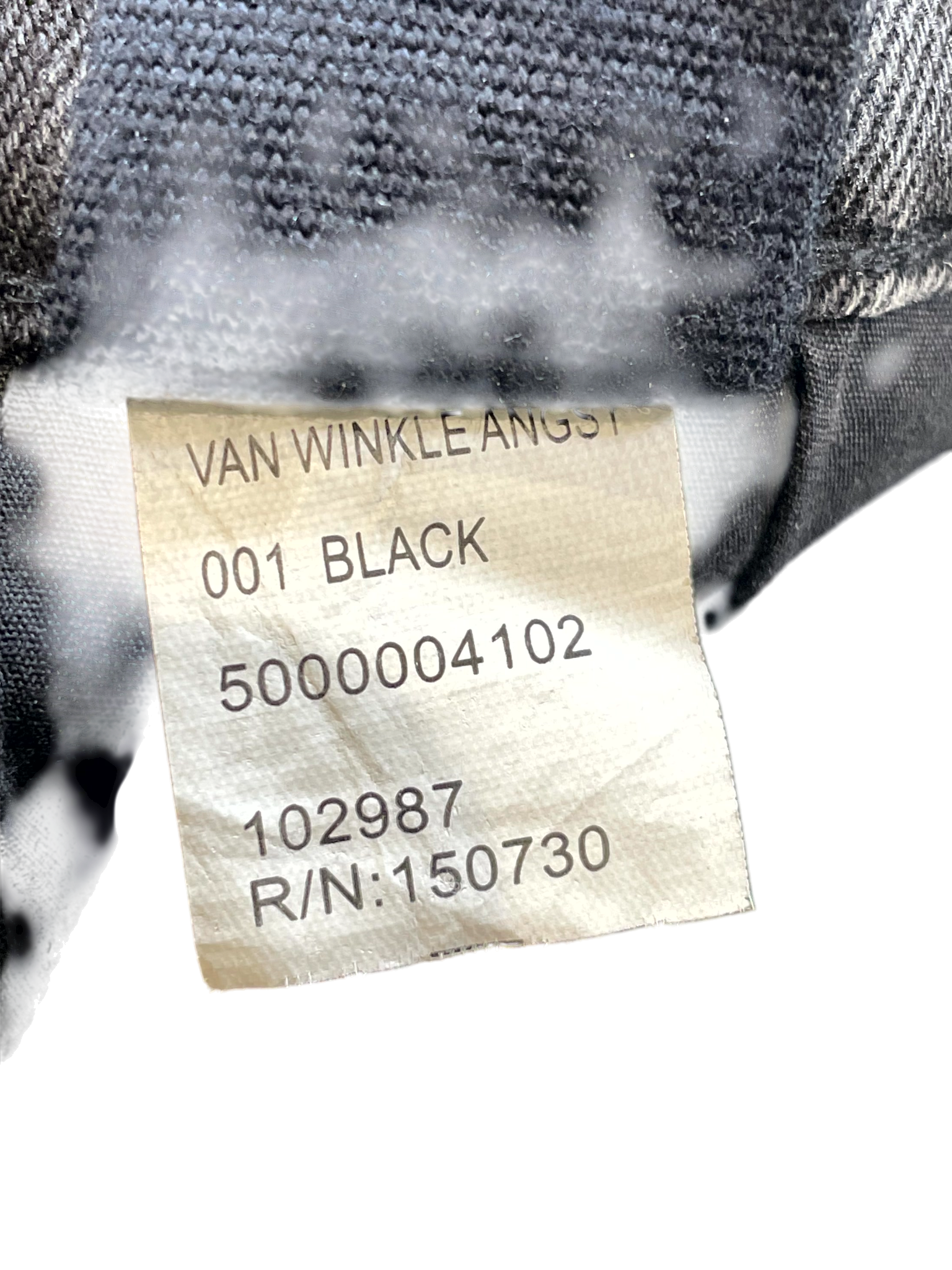 Ksubi Plain Black Wash Jeans