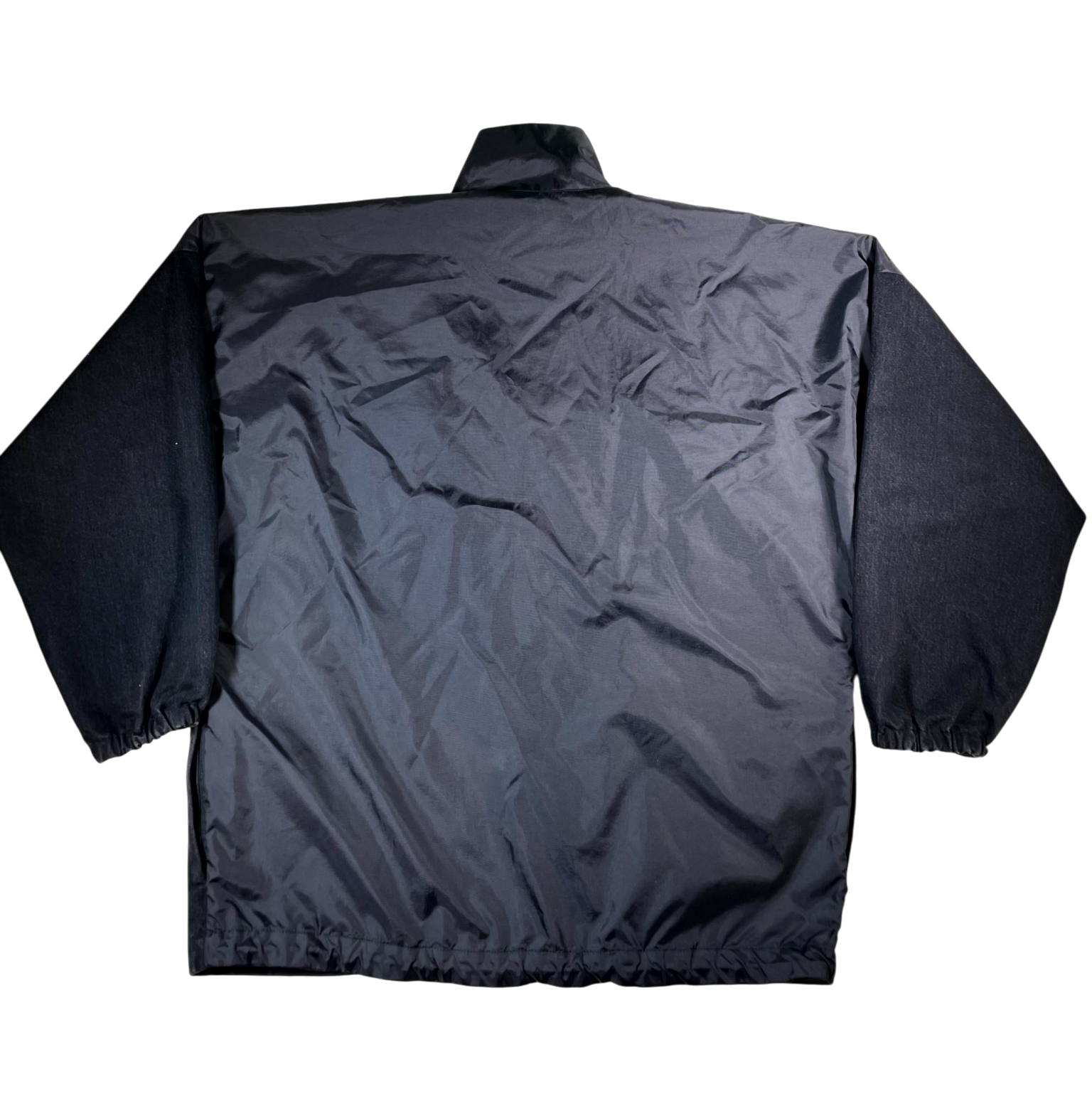 Balenciaga Denim Nylon Black & White Track Jacket