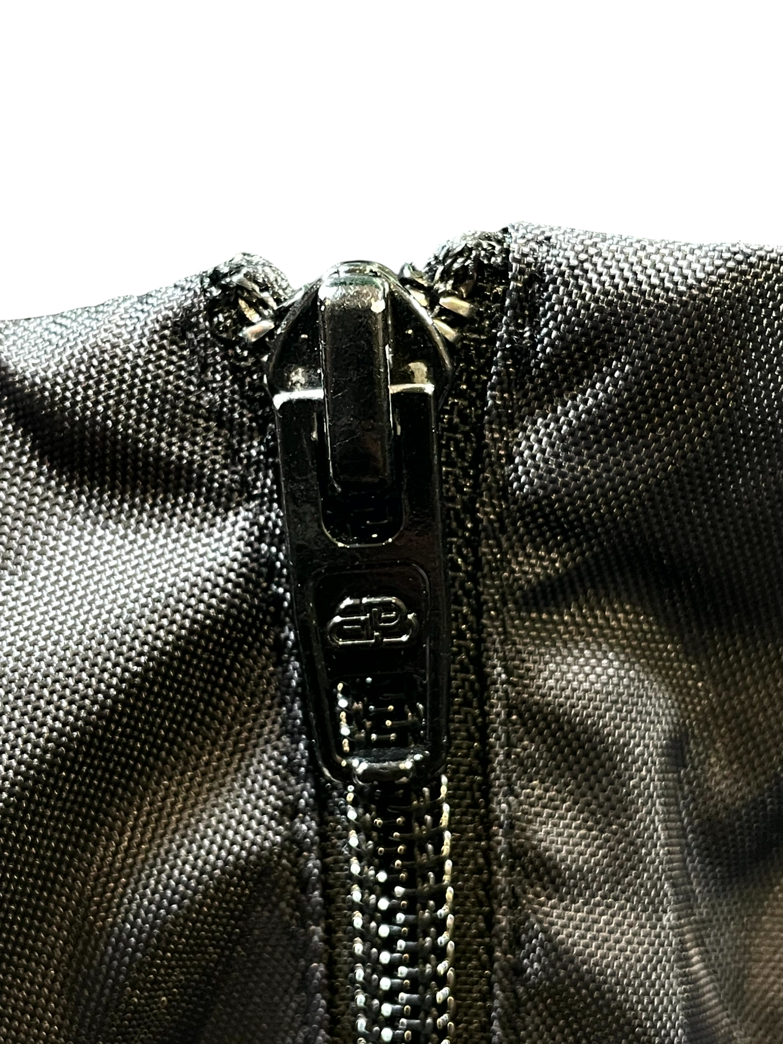 Balenciaga Denim Nylon Black & White Track Jacket