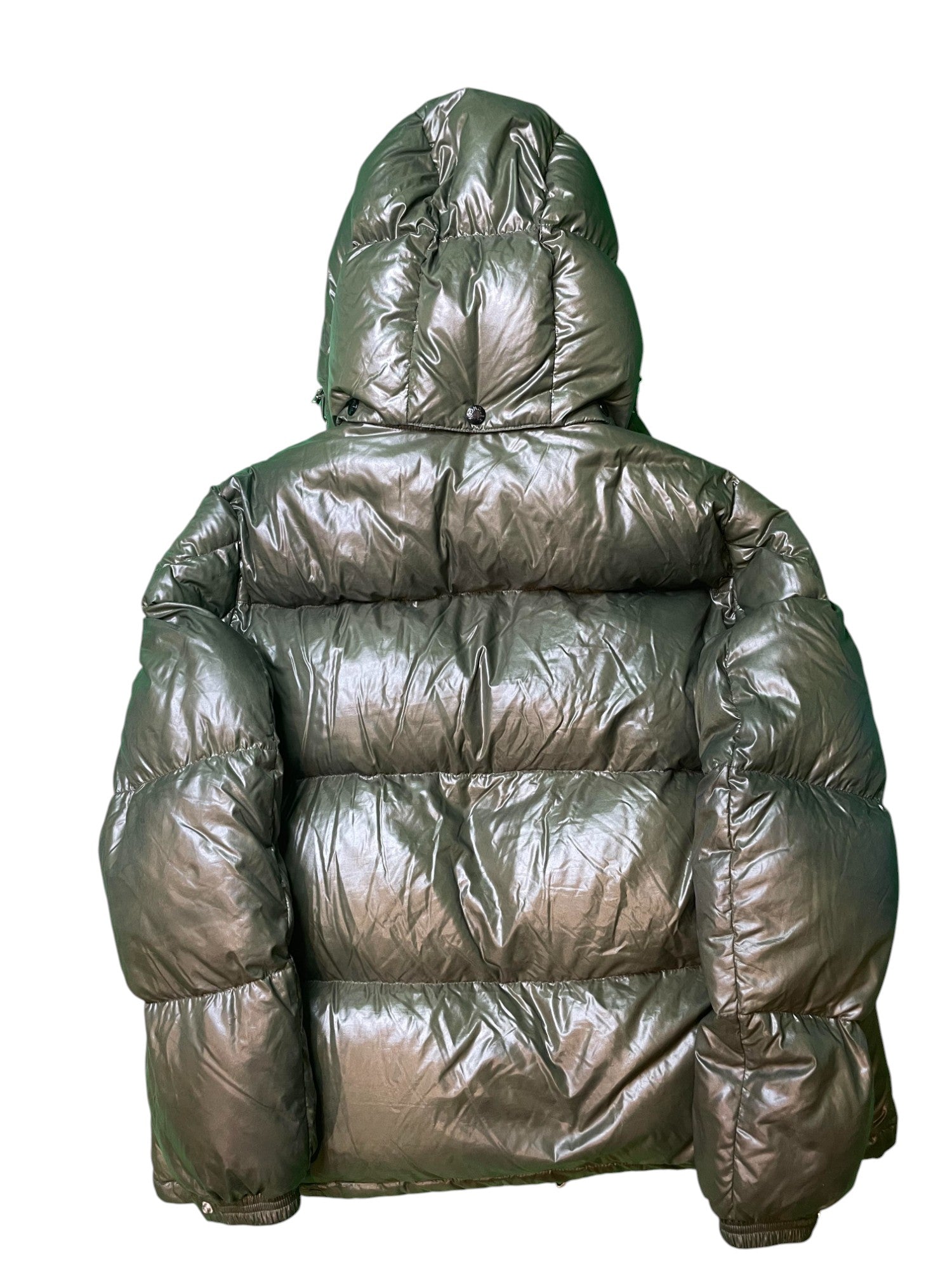 Moncler "Giubbotto" Olive Puffer Coat