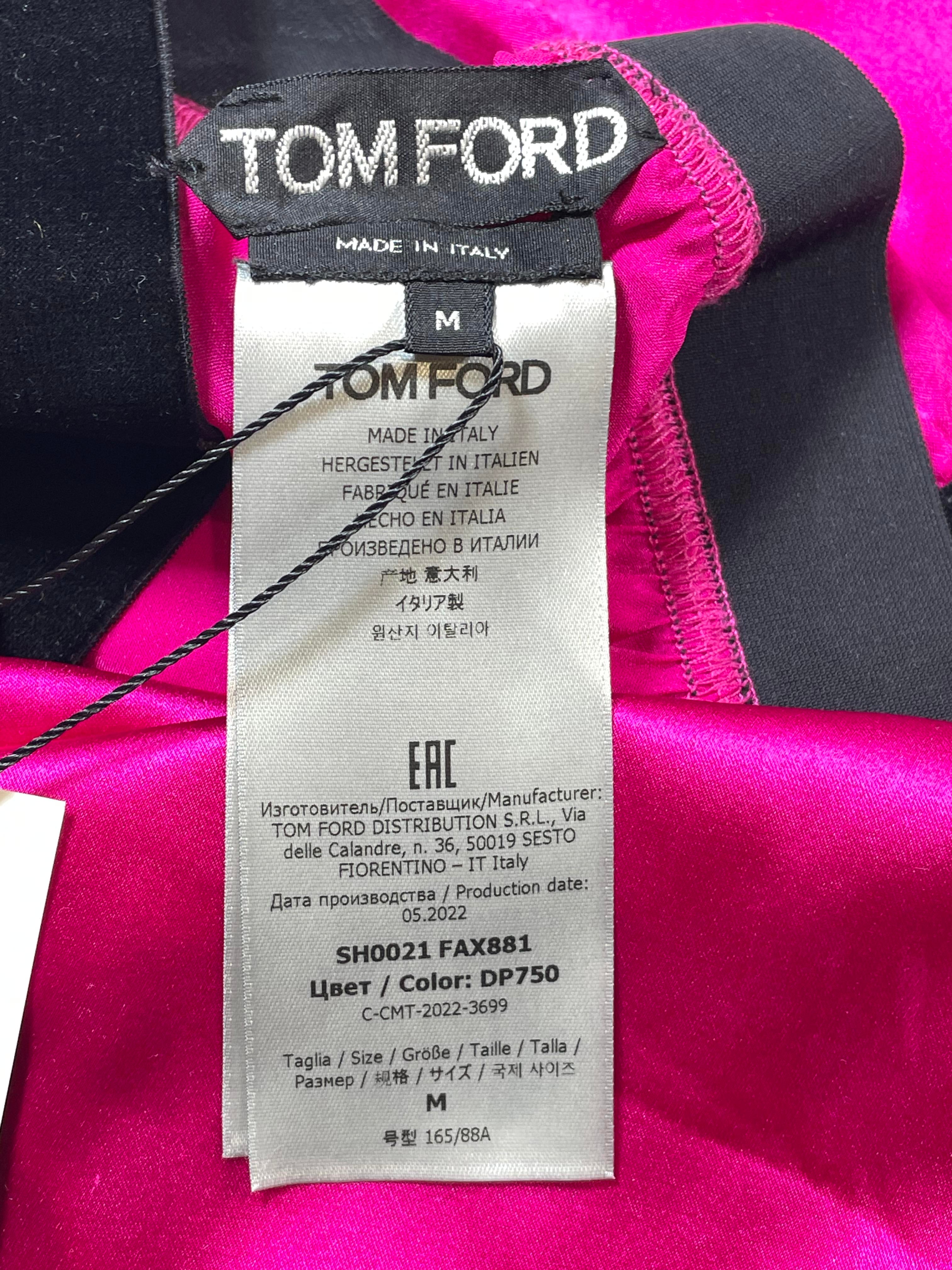 Tom Ford Hot Pink Satin Shorts