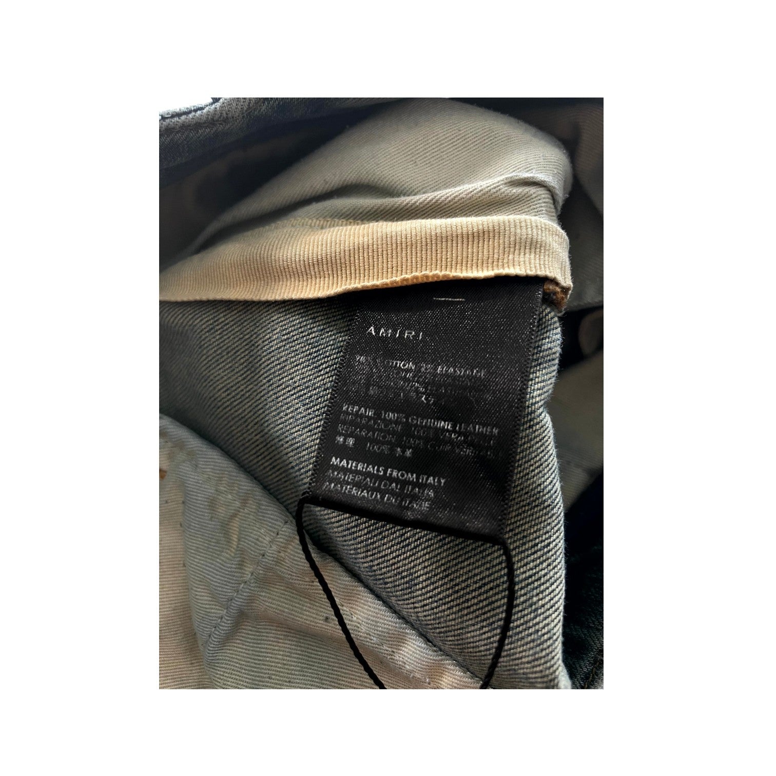 Amiri "MX1" Cargo Light Wash Jeans