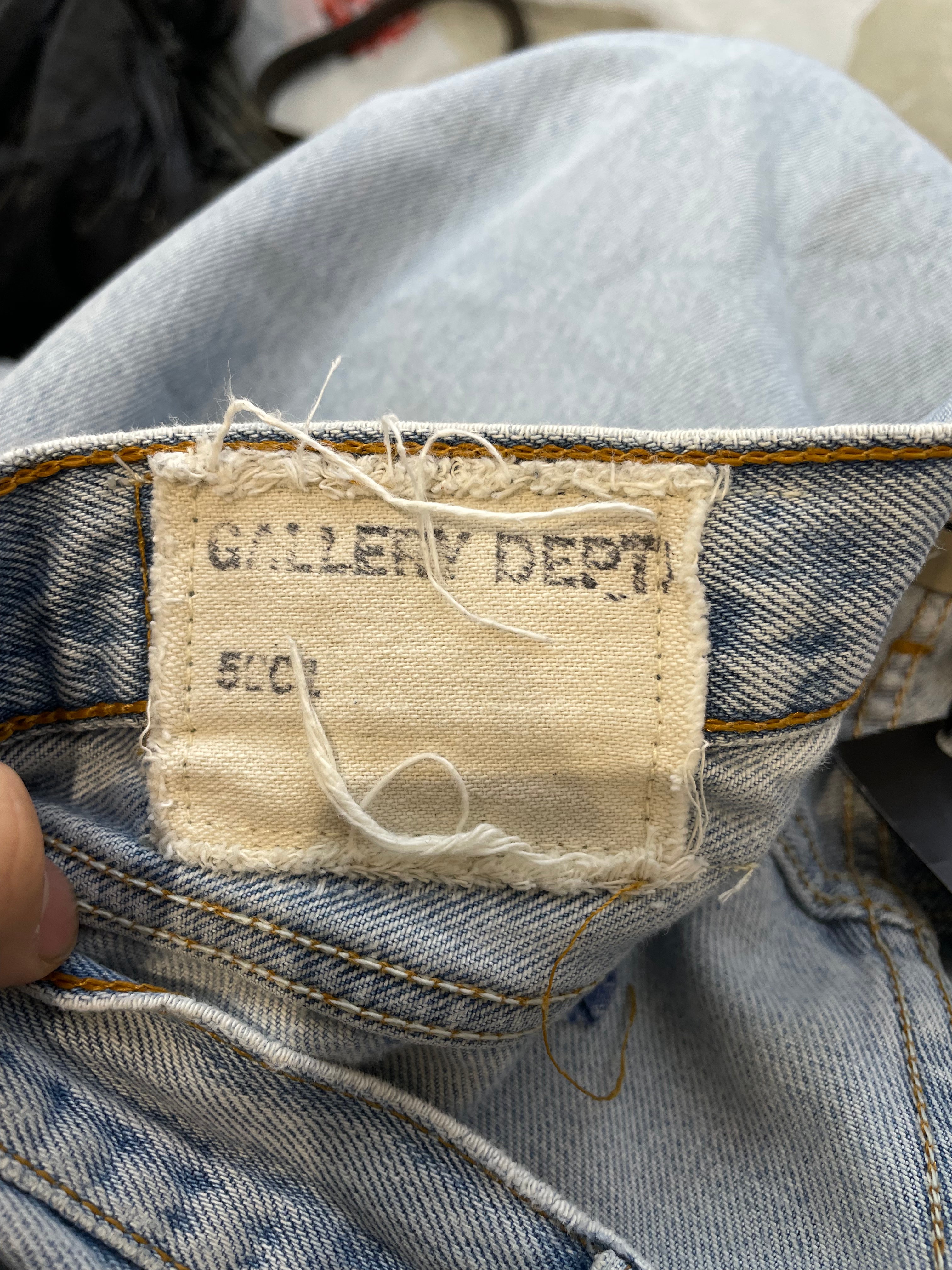 Gallery Dept Light Wash Jeans Used 33