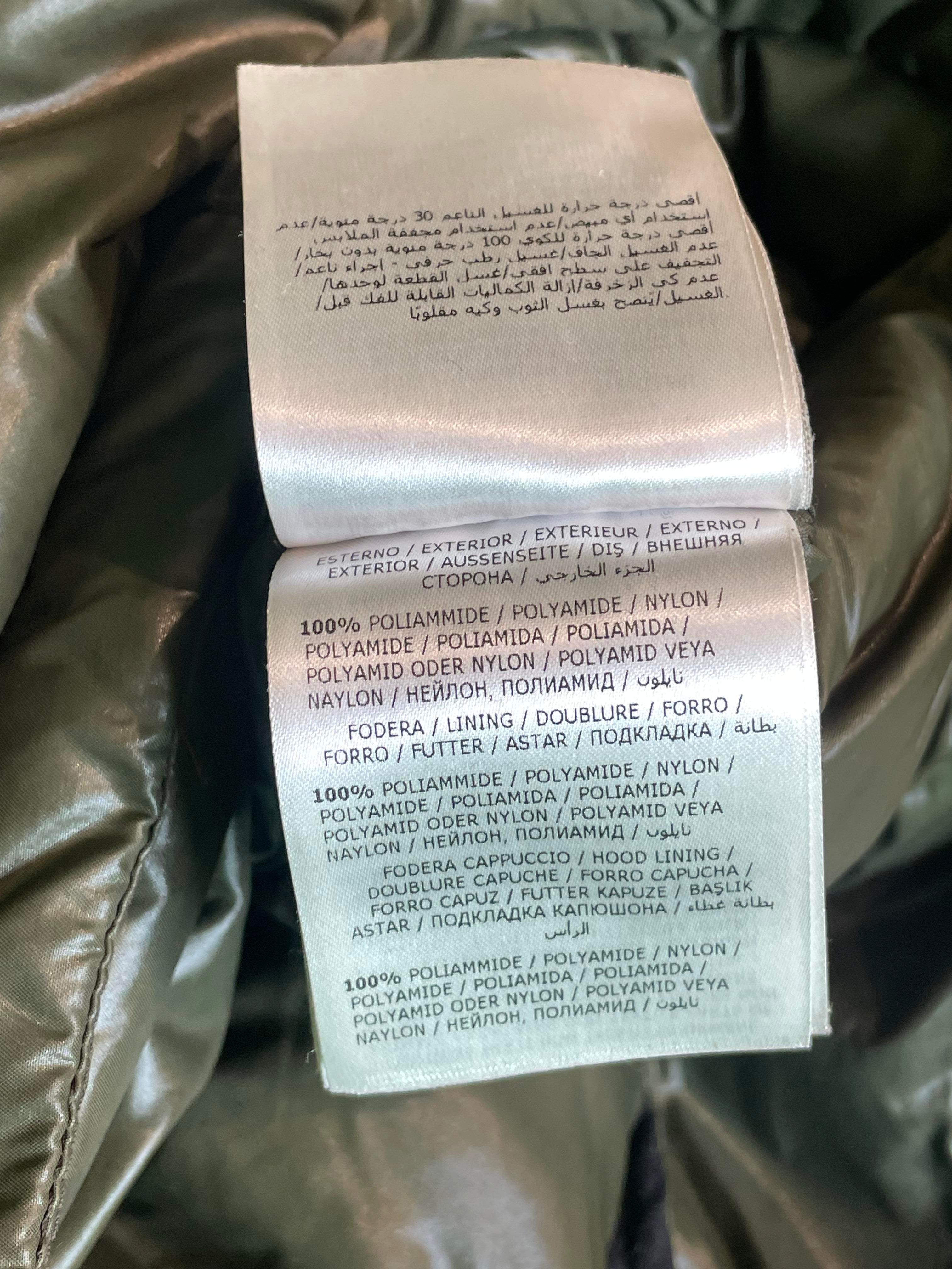 Moncler "Giubbotto" Olive Puffer Coat