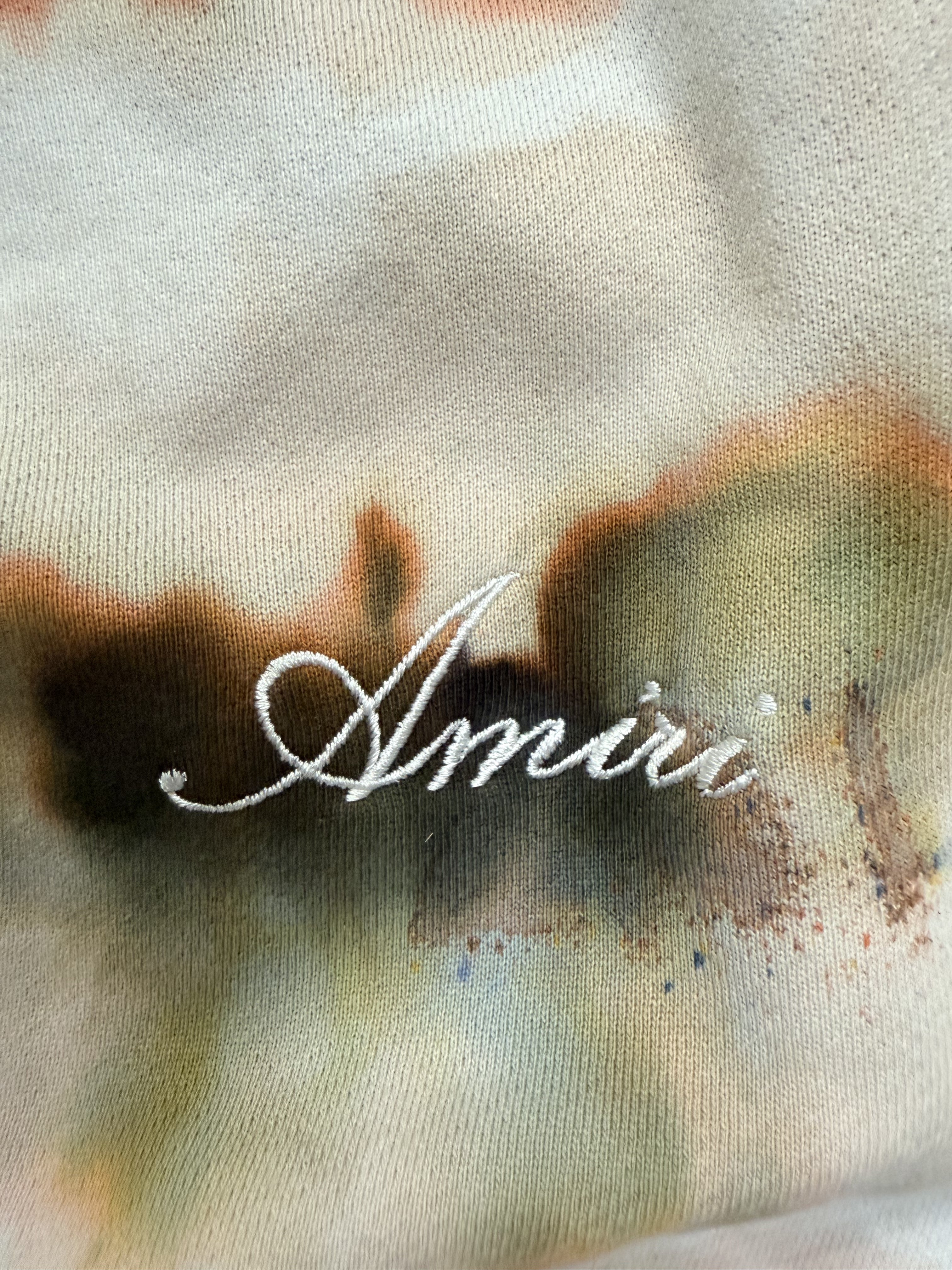Amiri Orange & Tie Dye Sweats
