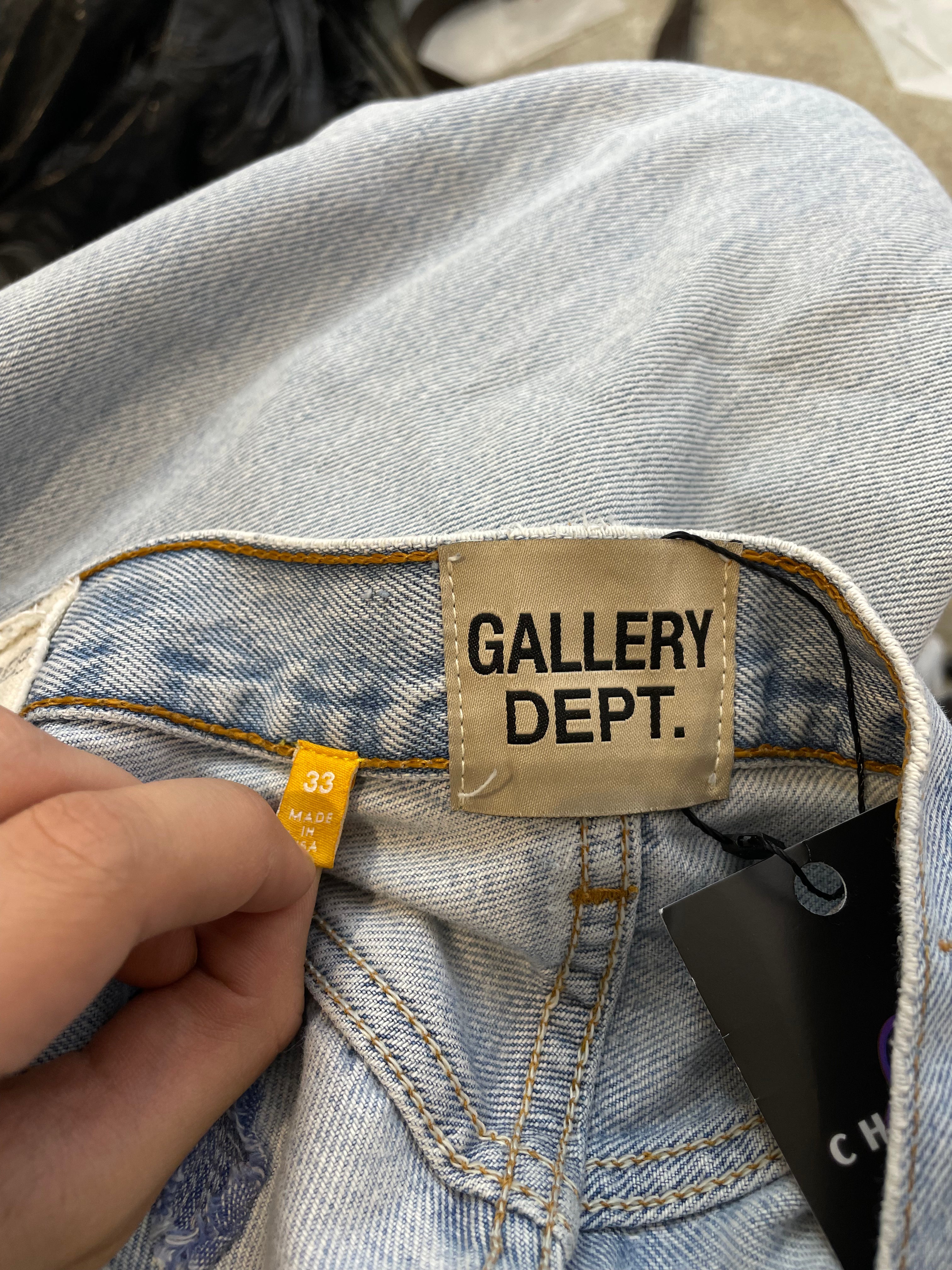 Gallery Dept Light Wash Jeans Used 33