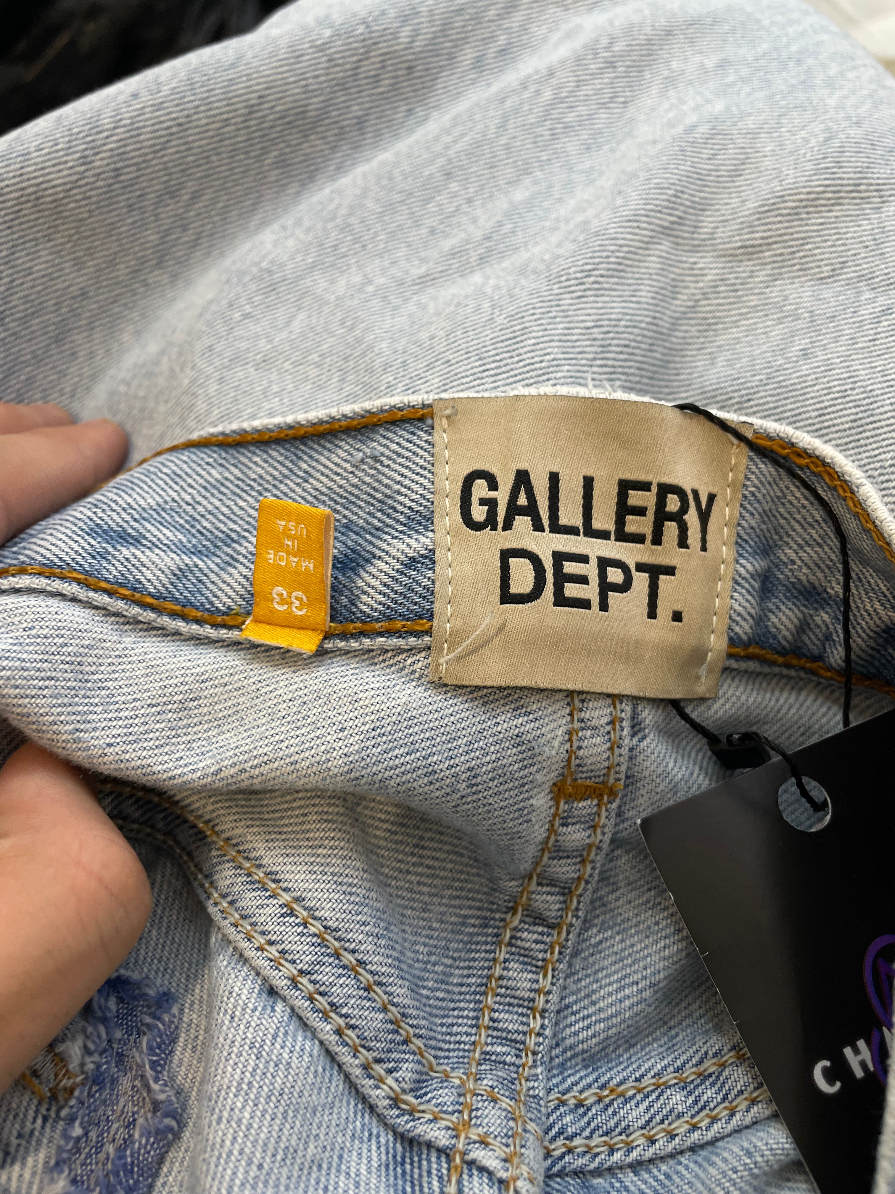 Gallery Dept Light Wash Jeans Used 33