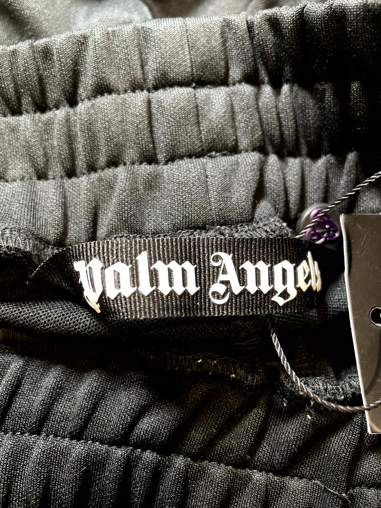 Palm Angels Stripe Black & White Track Pants