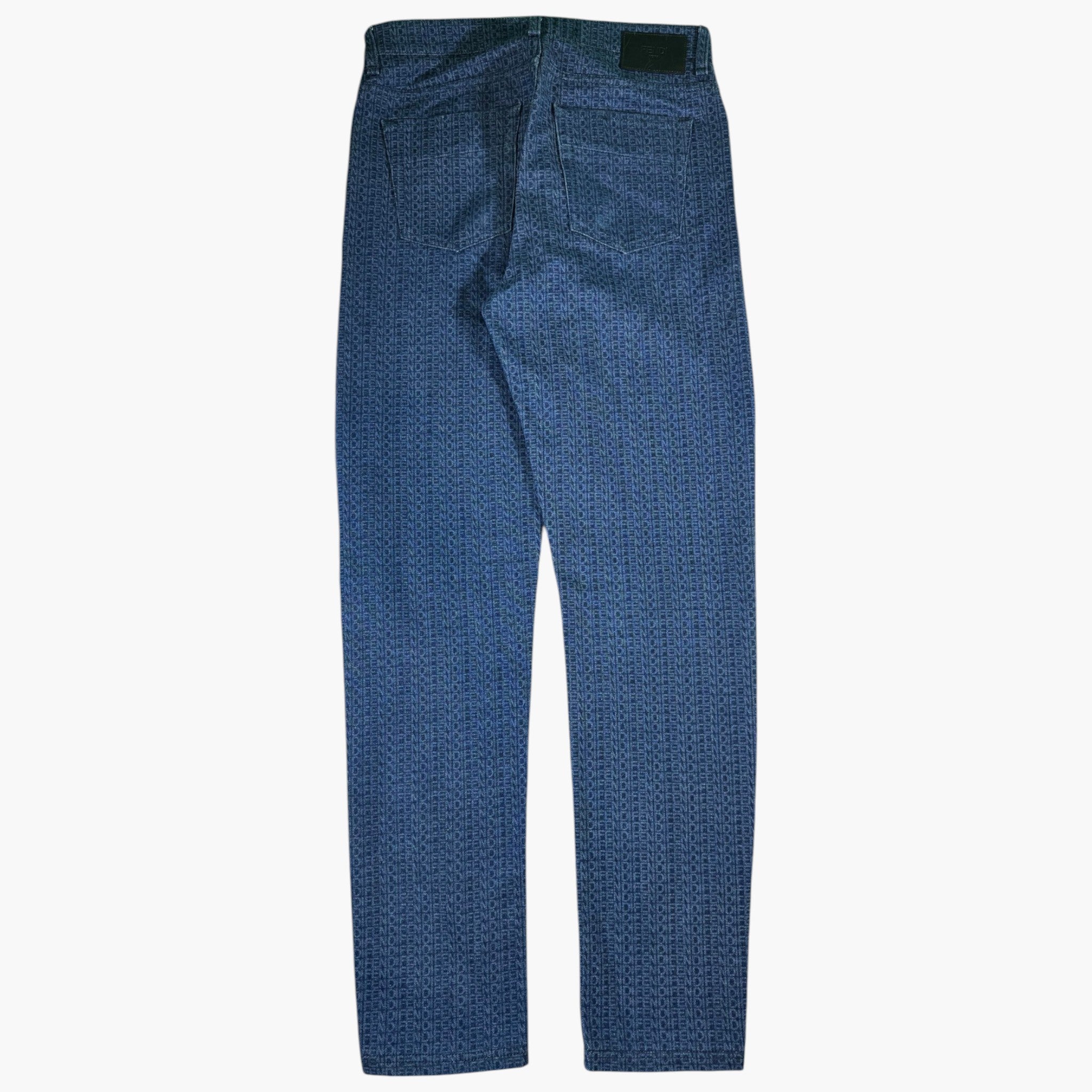 Fendi Monogram Navy Jeans