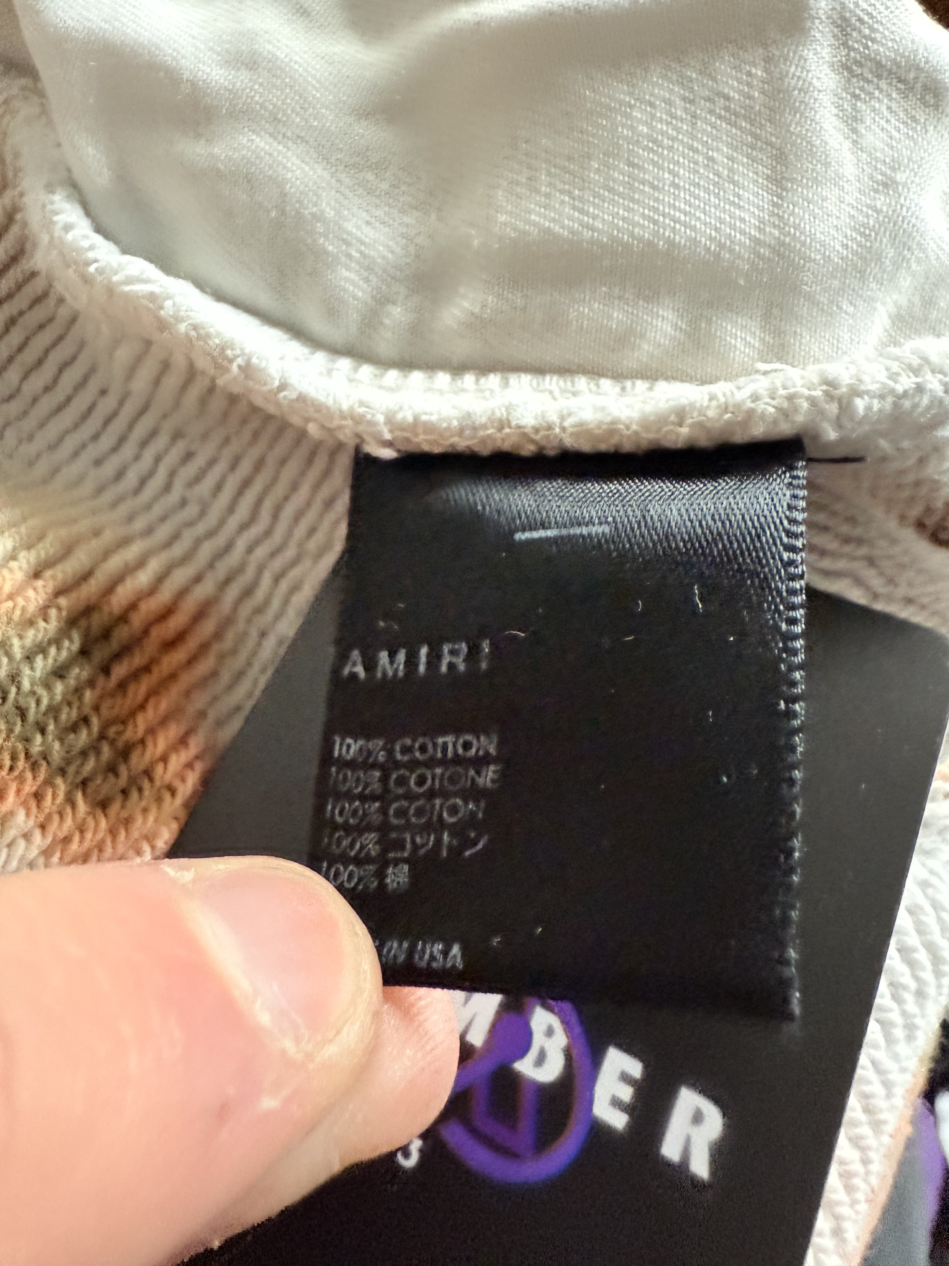 Amiri Orange & Tie Dye Sweats
