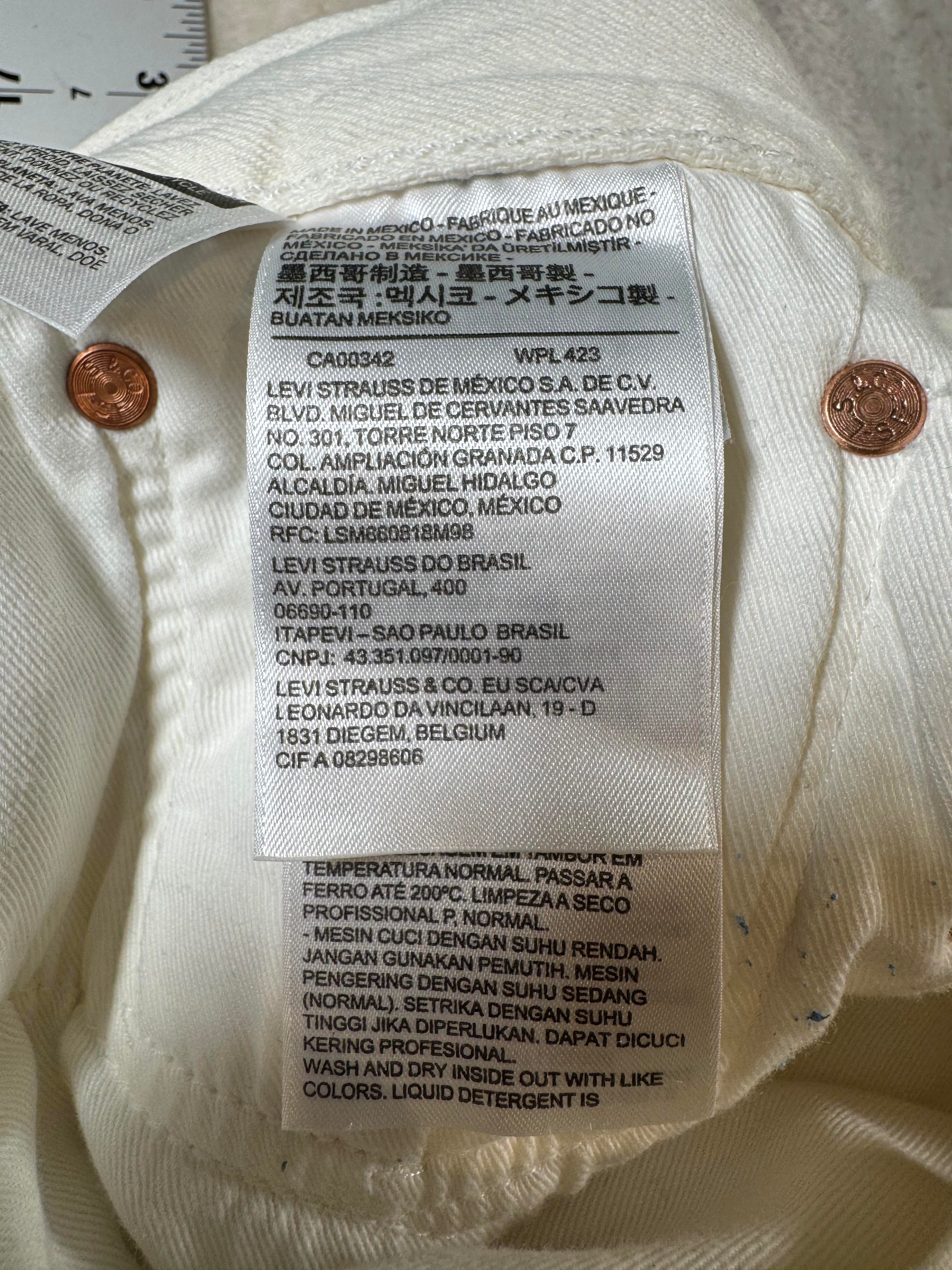 Denim Tears Wreath White Jeans