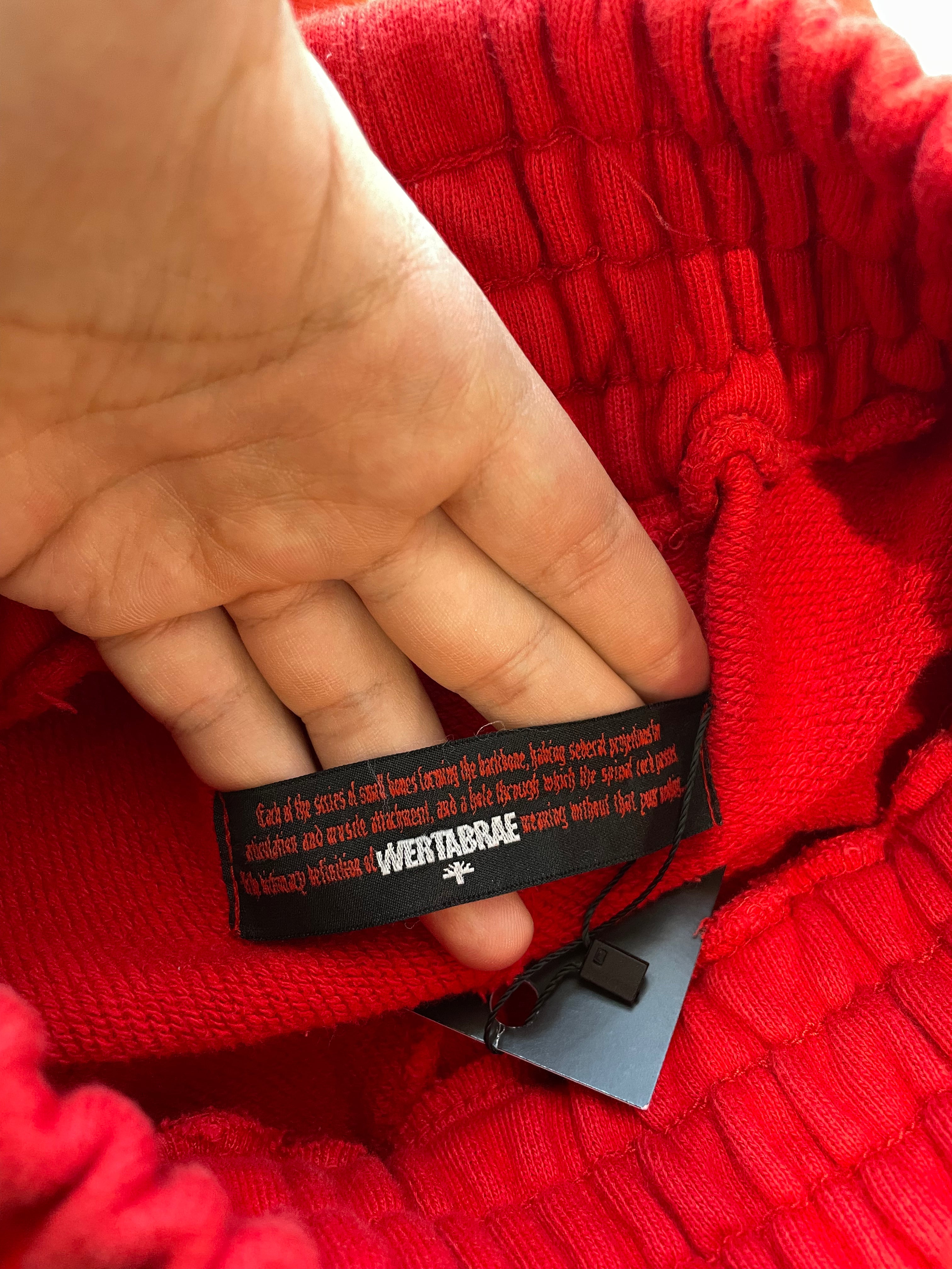 Vertabrae Red & Navy Sweatpants