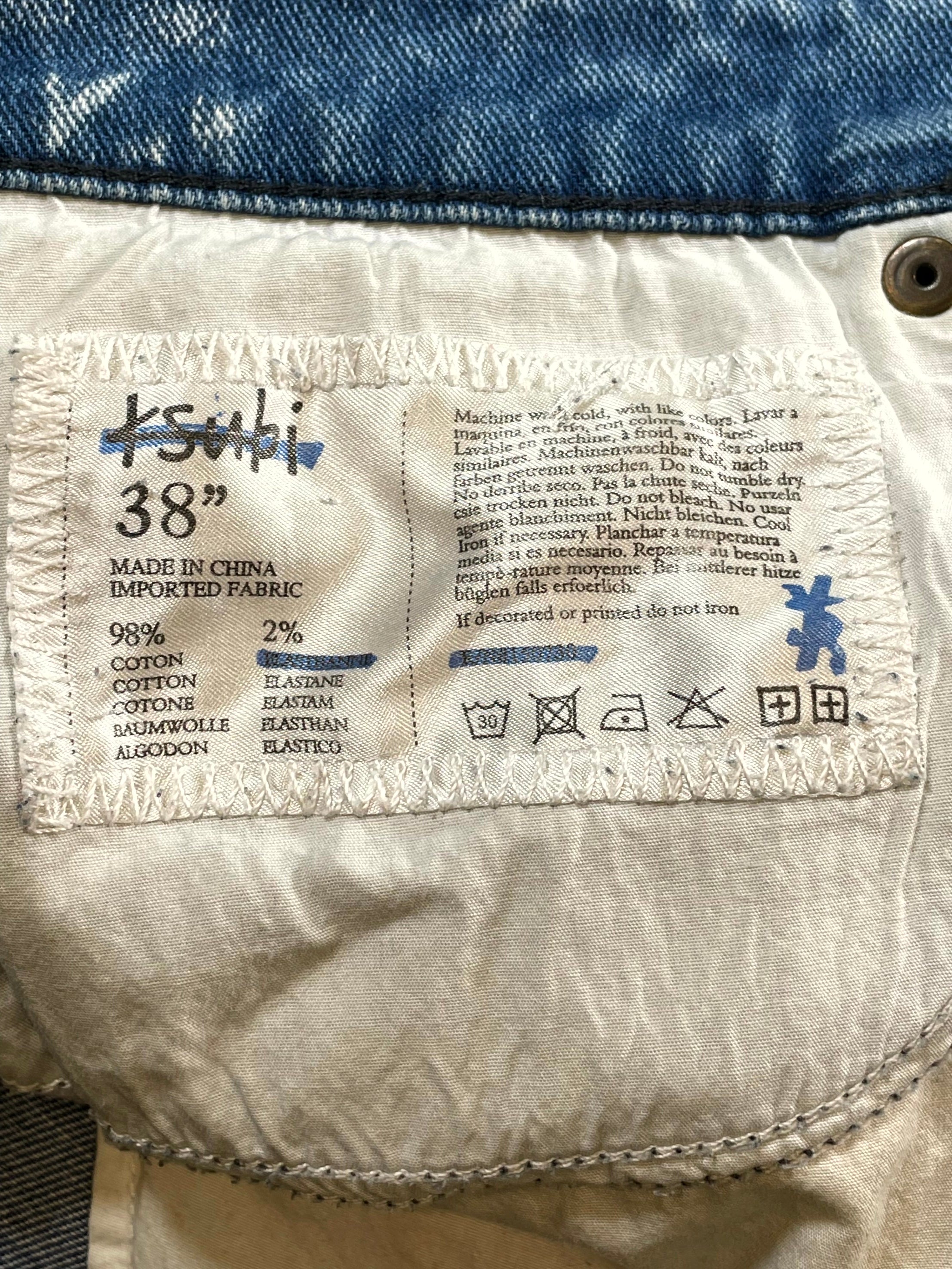 Ksubi Plain Ripped Light Wash Jeans
