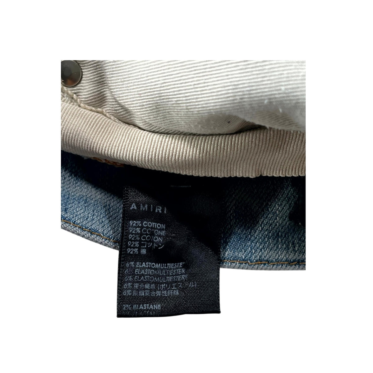 Amiri Paisley Flames Light Wash Jeans