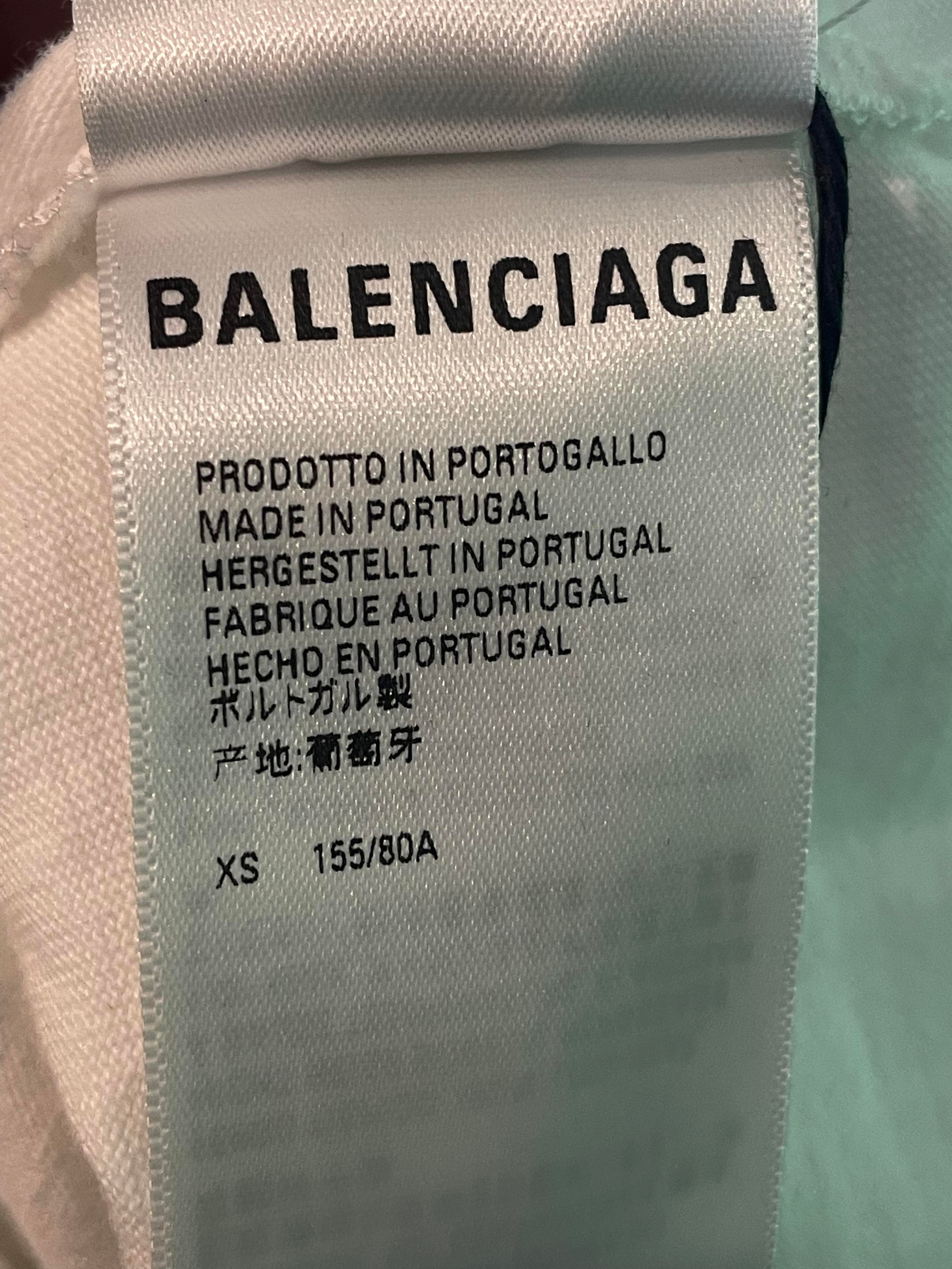 Balenciaga 'Hulk' White Tee