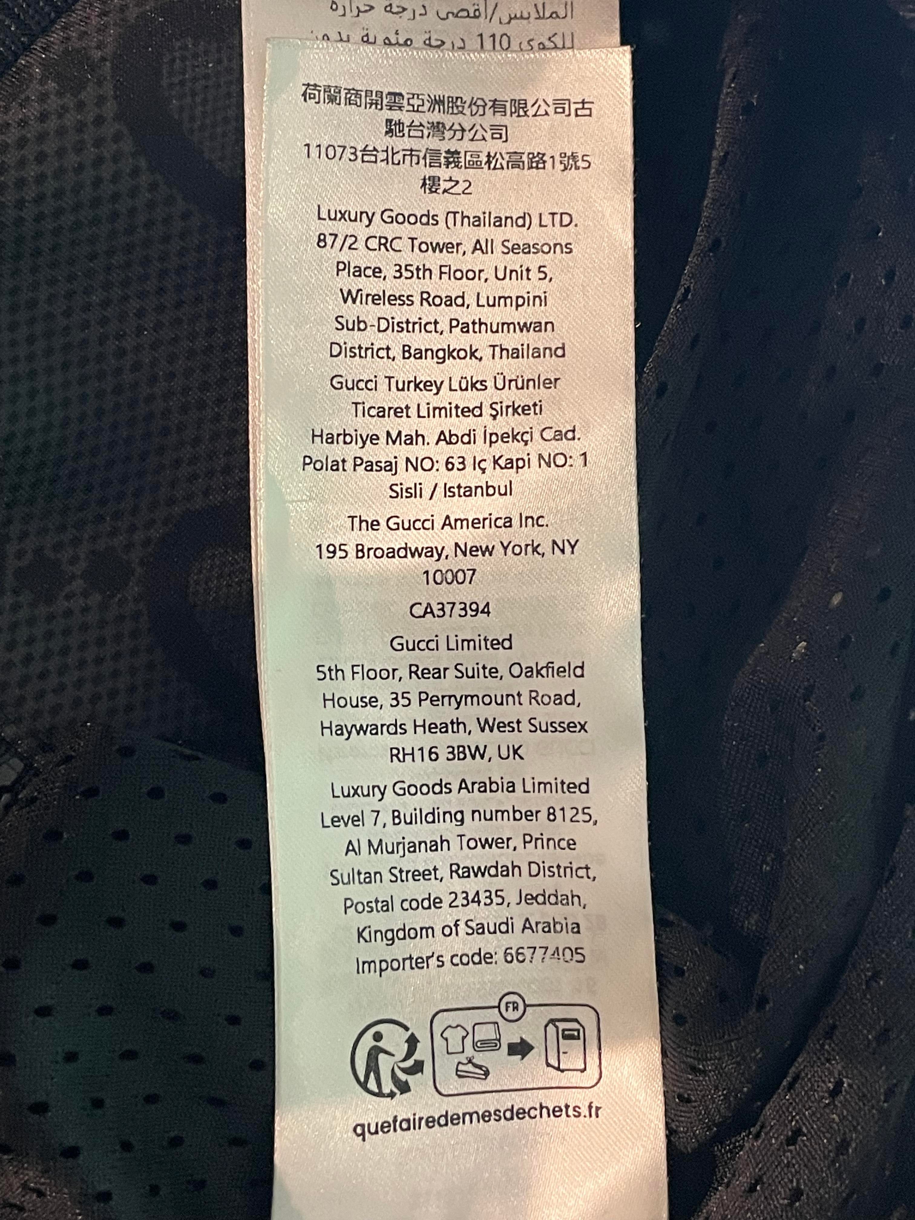 Gucci 'Monogram' Grey Stripe Zip Up Hoodie