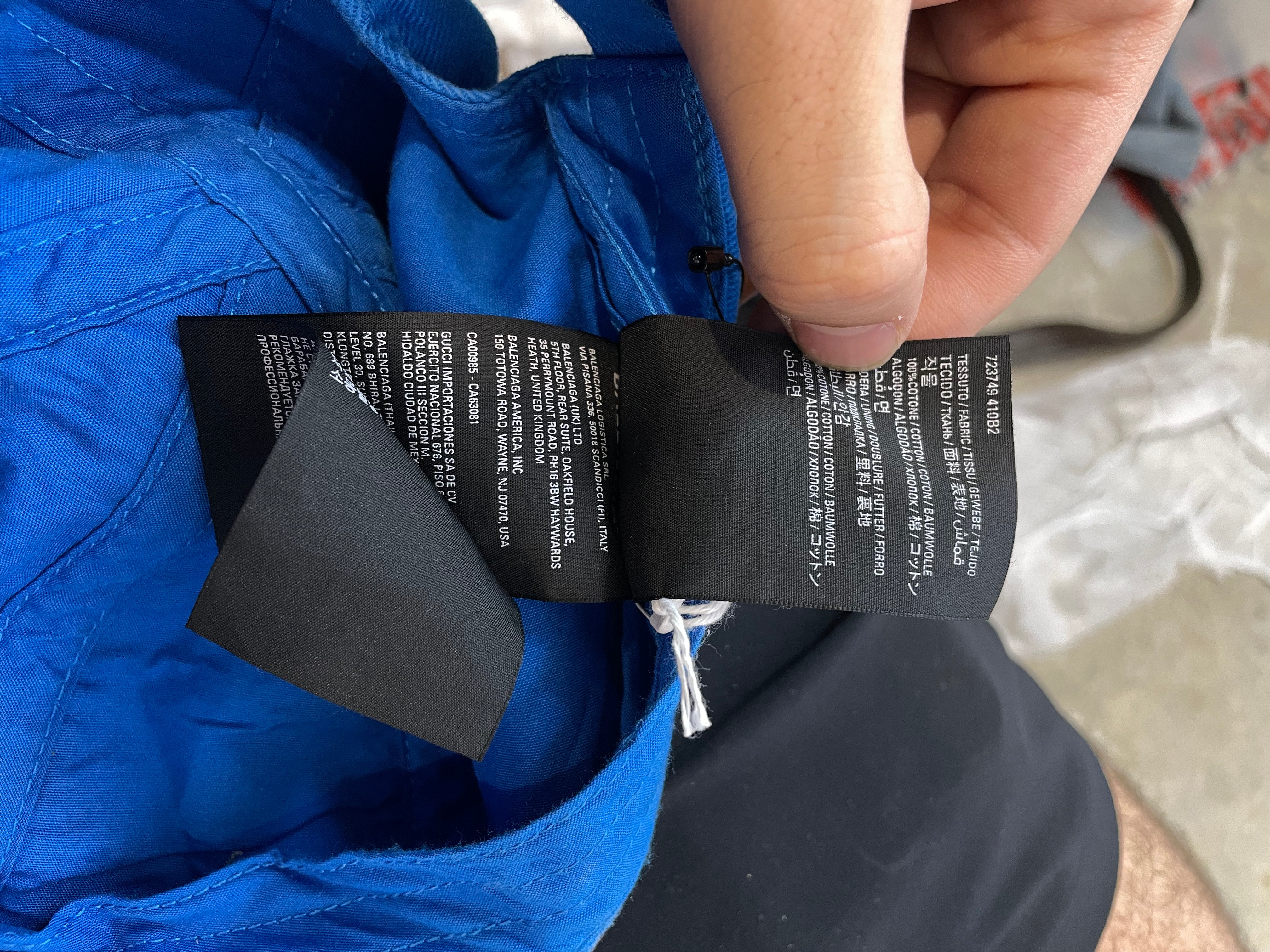 Balenciaga Adidas Blue Cap