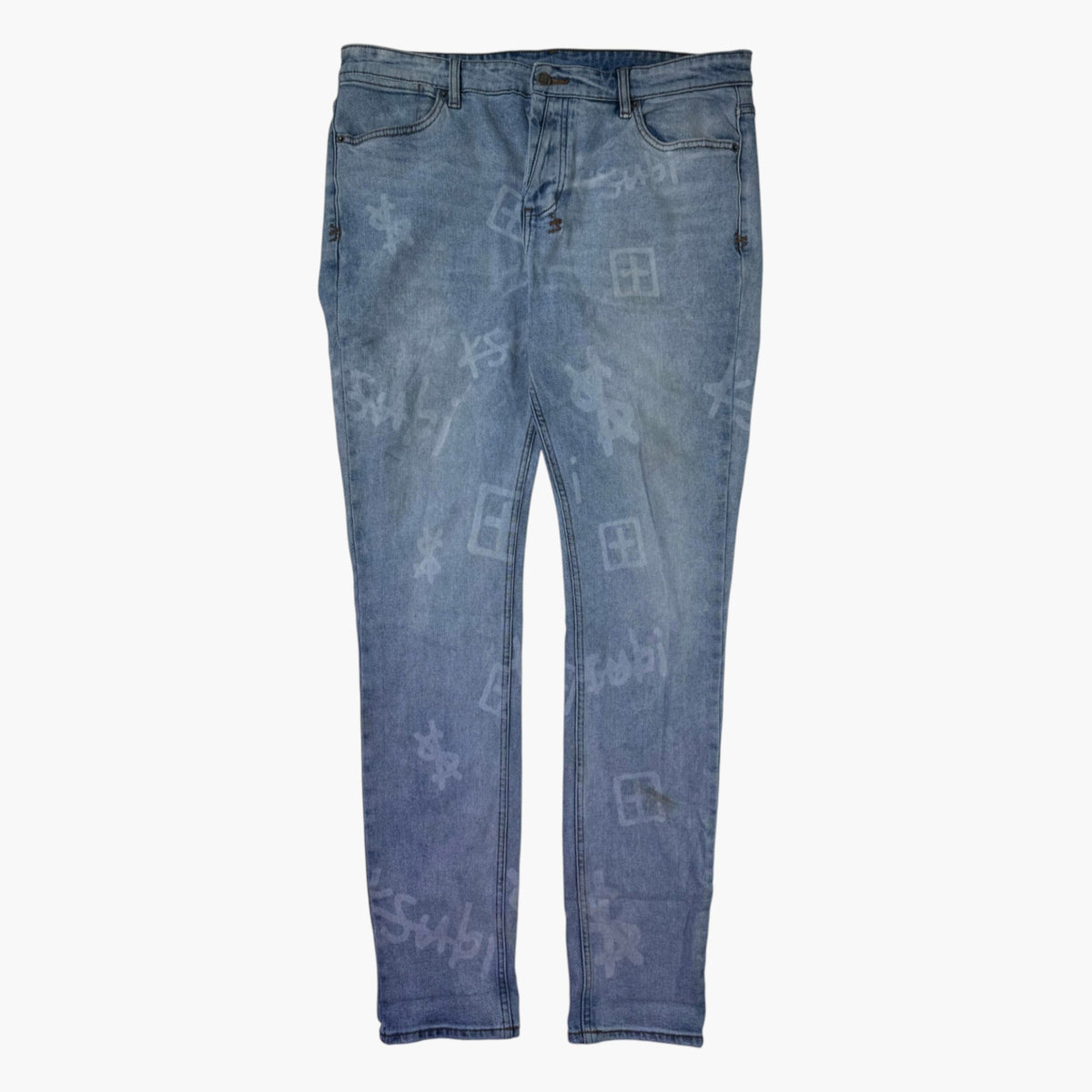 Ksubi Monogram Light Wash Jeans
