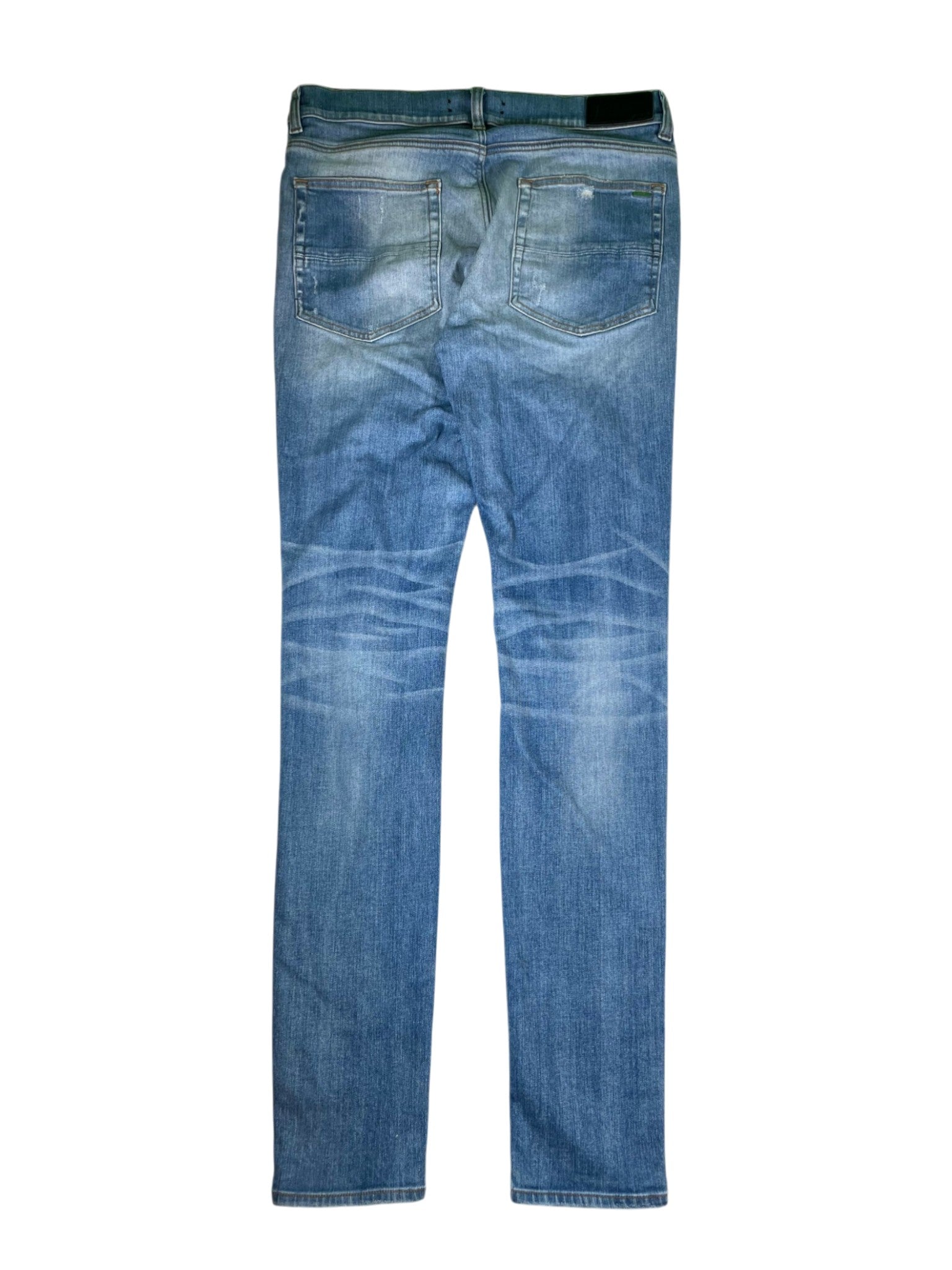 Amiri MX1 Hawaiian Patch Light Wash Jeans