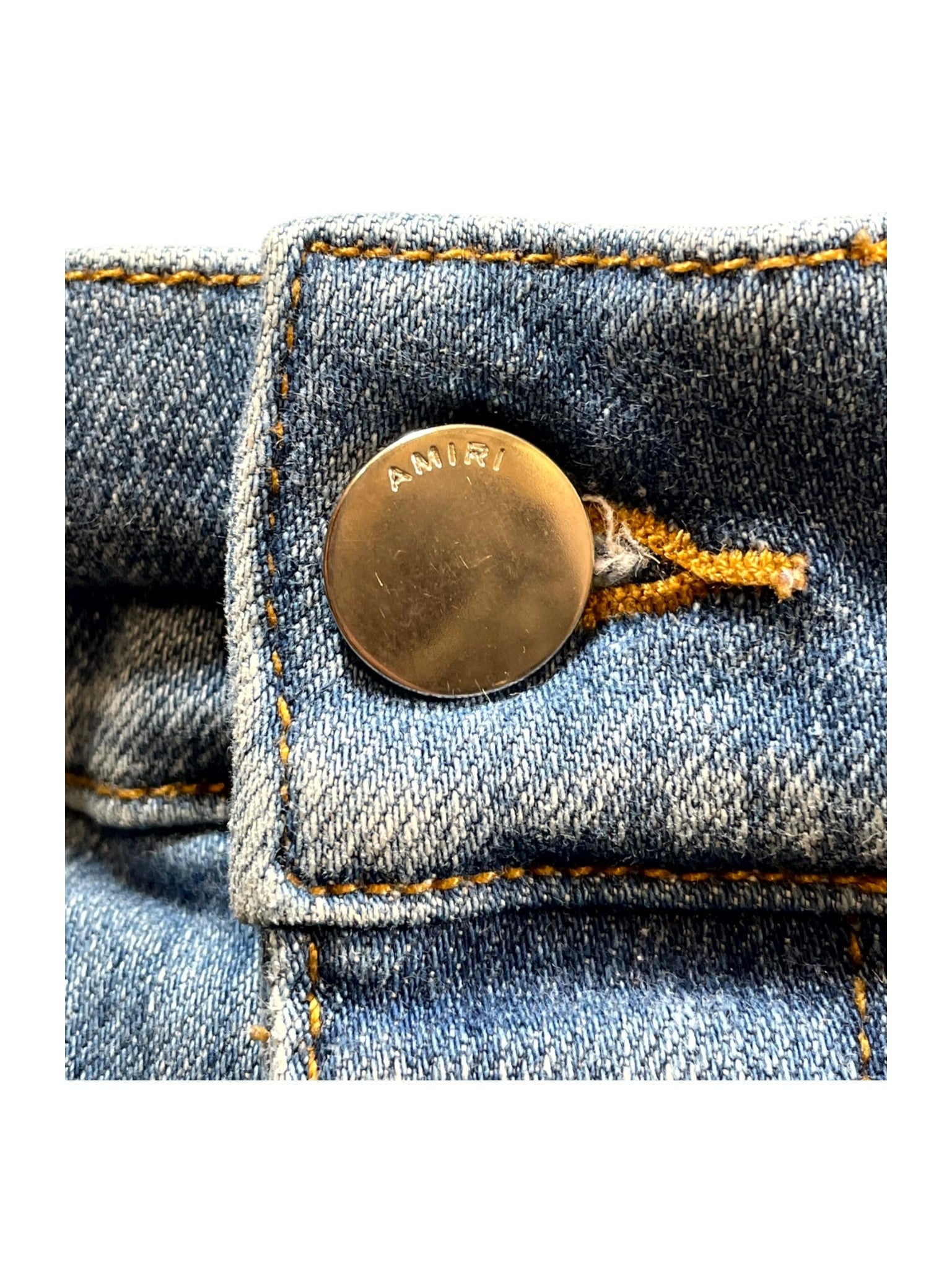 Amiri MX1 Hawaiian Patch Light Wash Jeans